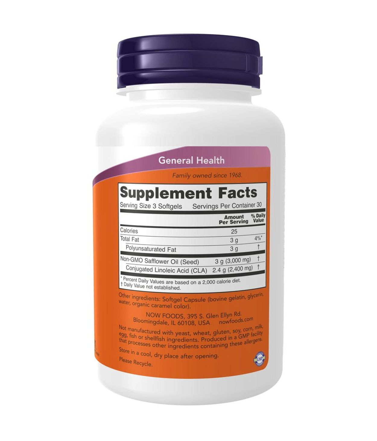 NOW CLA 800MG 90stk