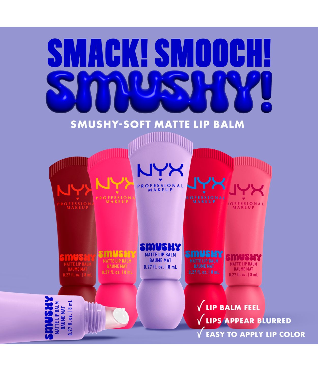 NYX Smushy Matte Lip Balm 8ml