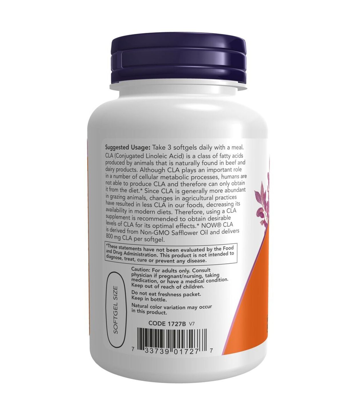 NOW CLA 800MG 90stk