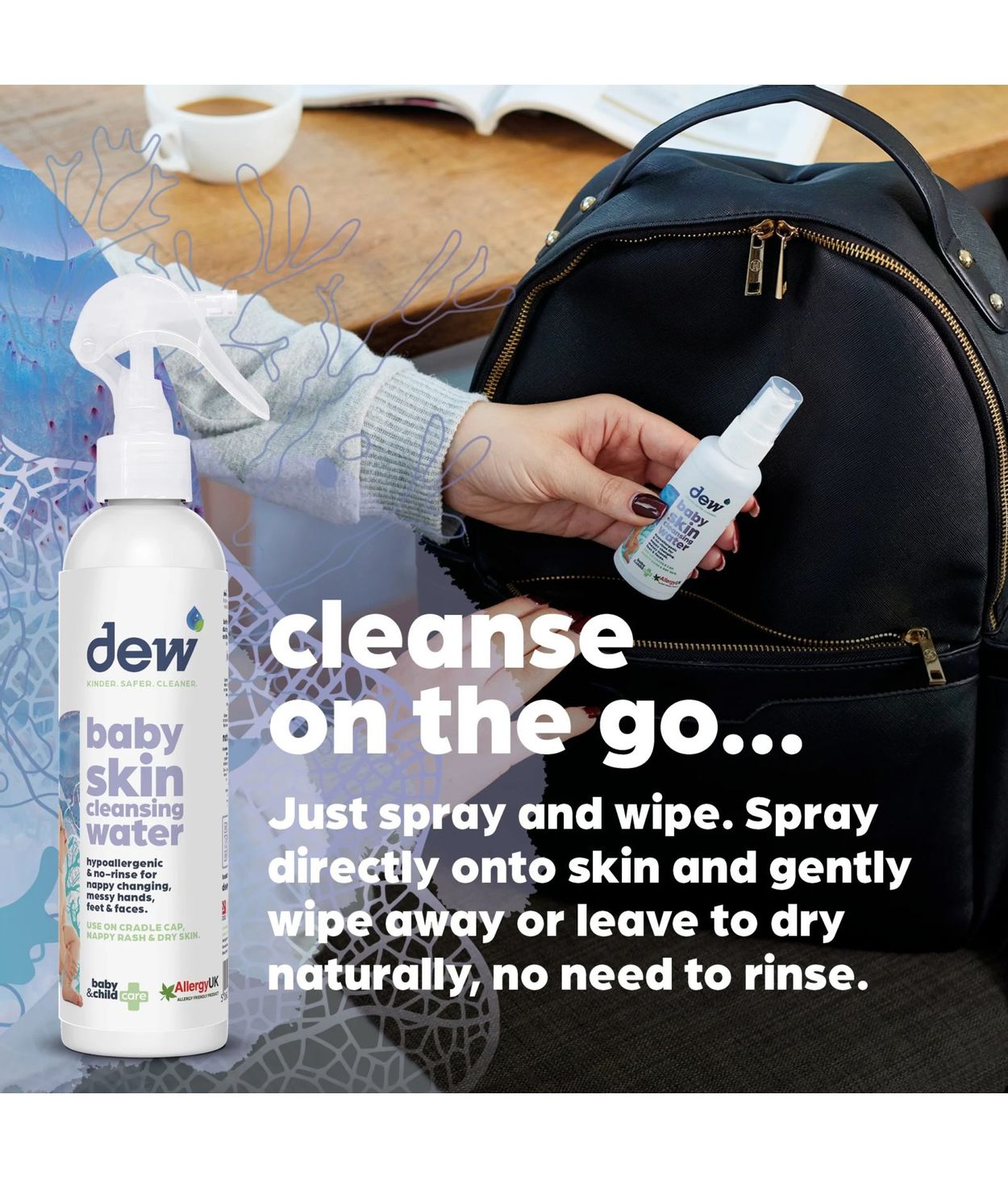 Dew Baby 100% náttúrulegt sótthreinsivatn 65ml