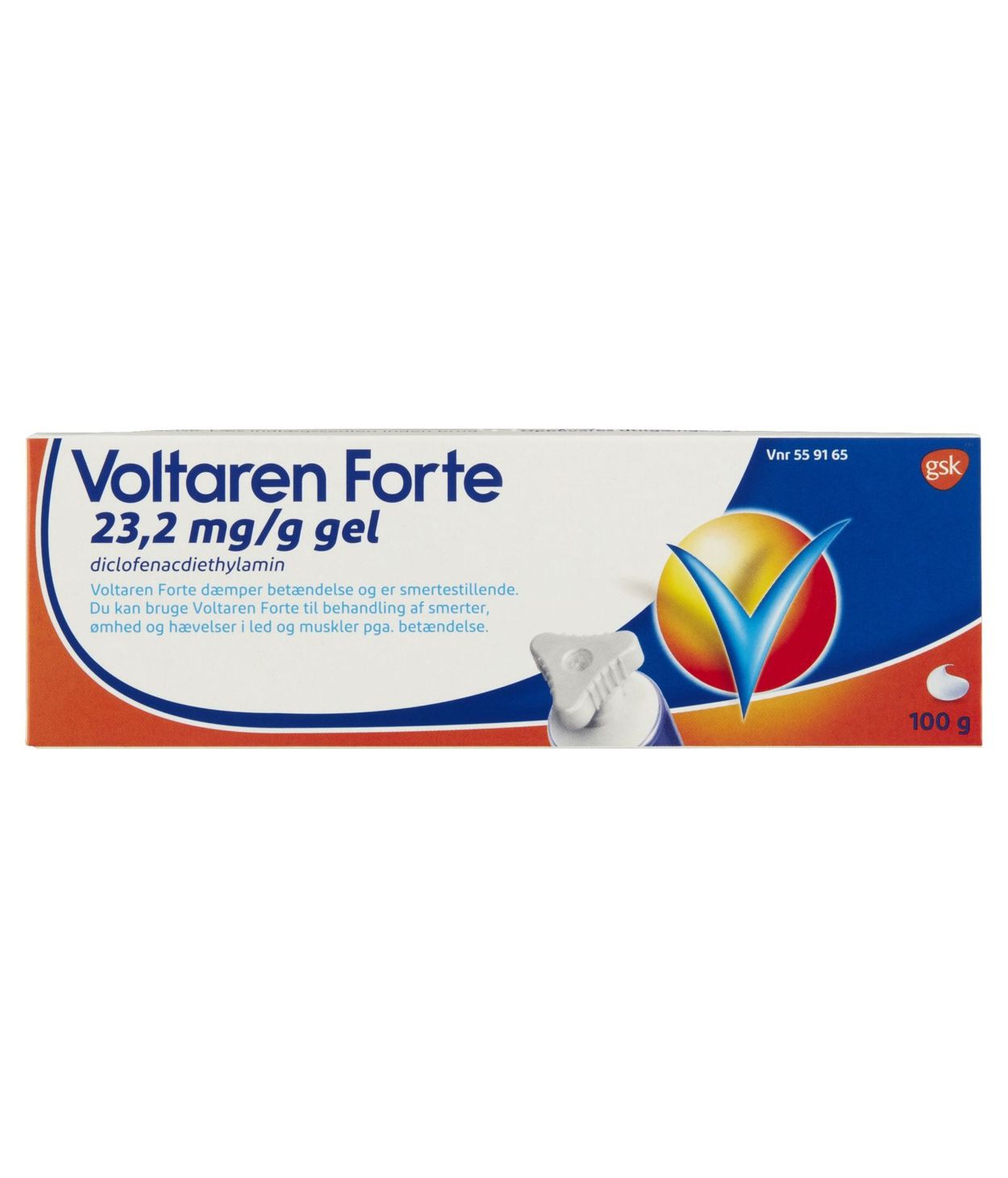 Voltaren Forte hlaup 23,2mg/g 100g