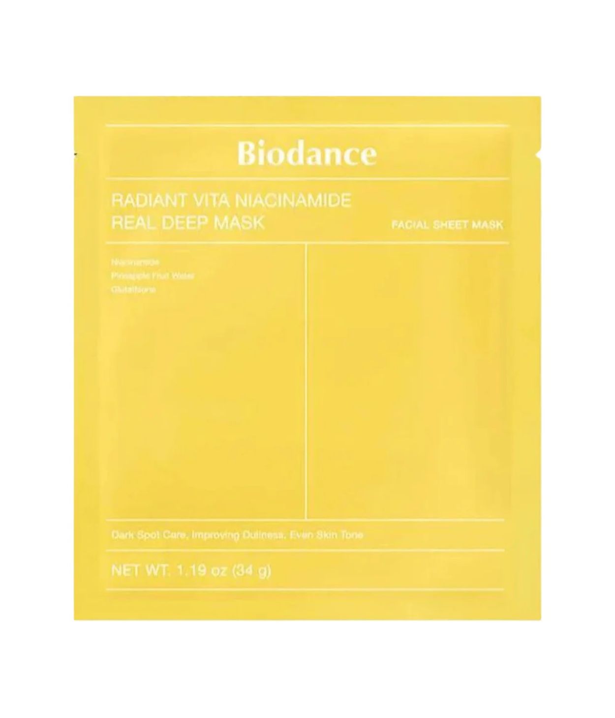 Biodance Radiant Vita Niacinamide Mask 34gr