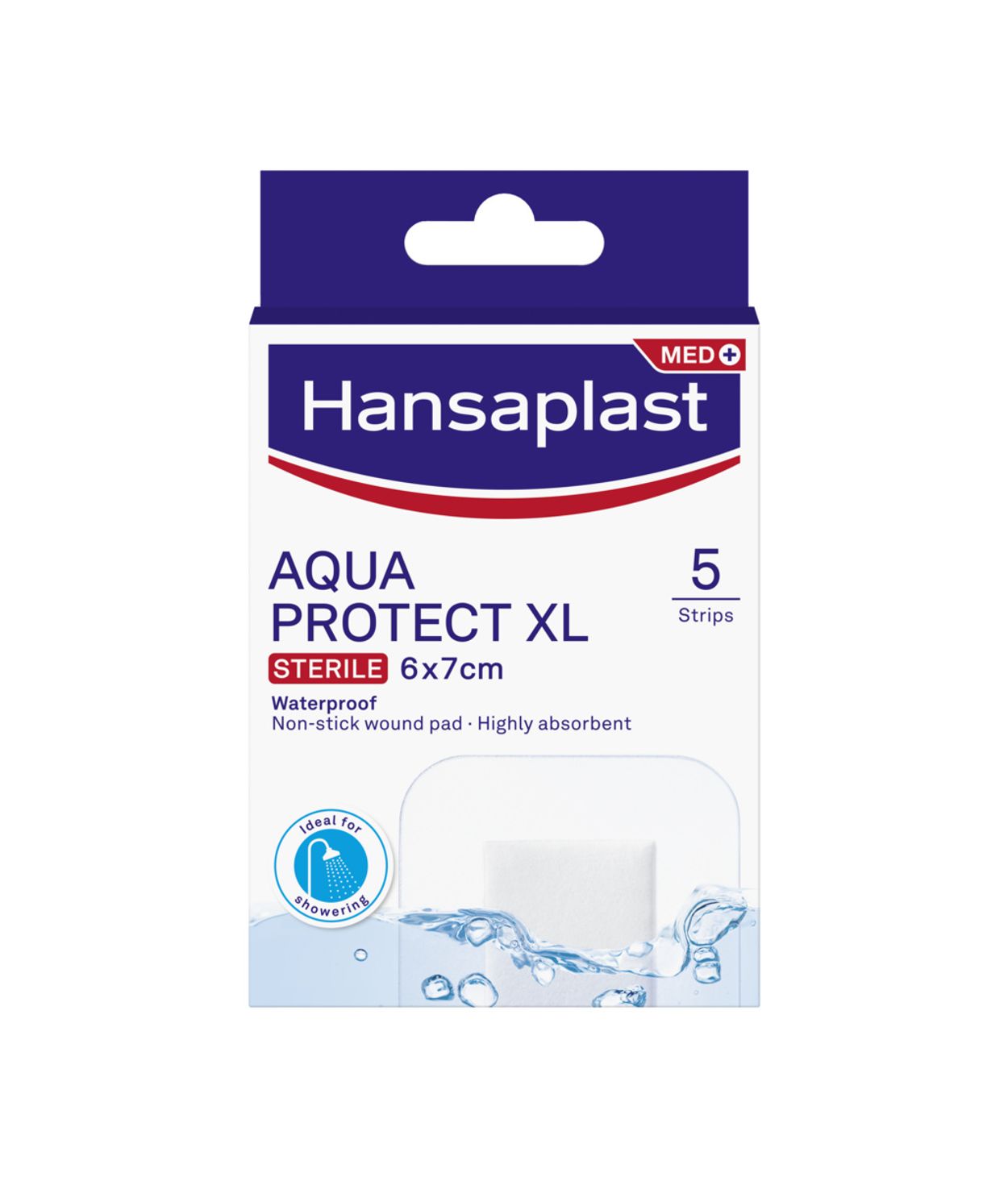 Hansaplast Aqua Protect XL Sterile 6x7cm 5stk