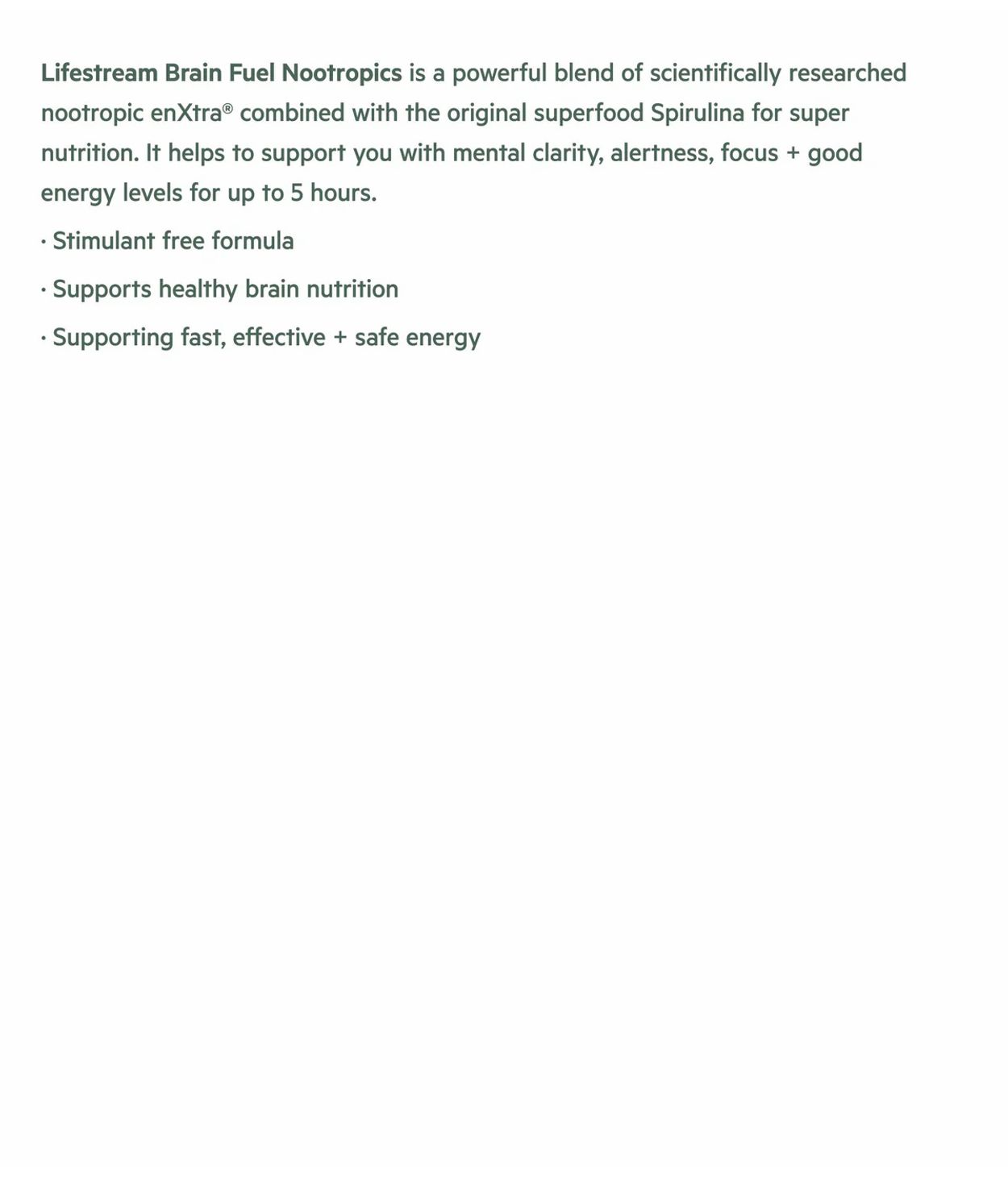 Lifestream Brainfuel 60stk