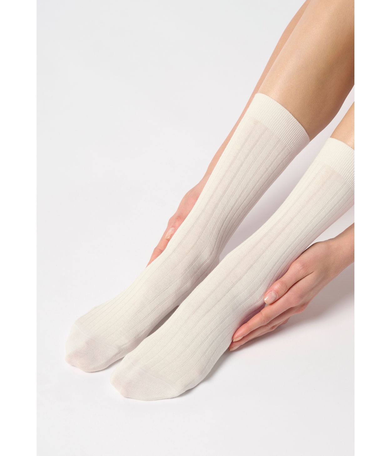 Oroblu Cashmere Light Socks White