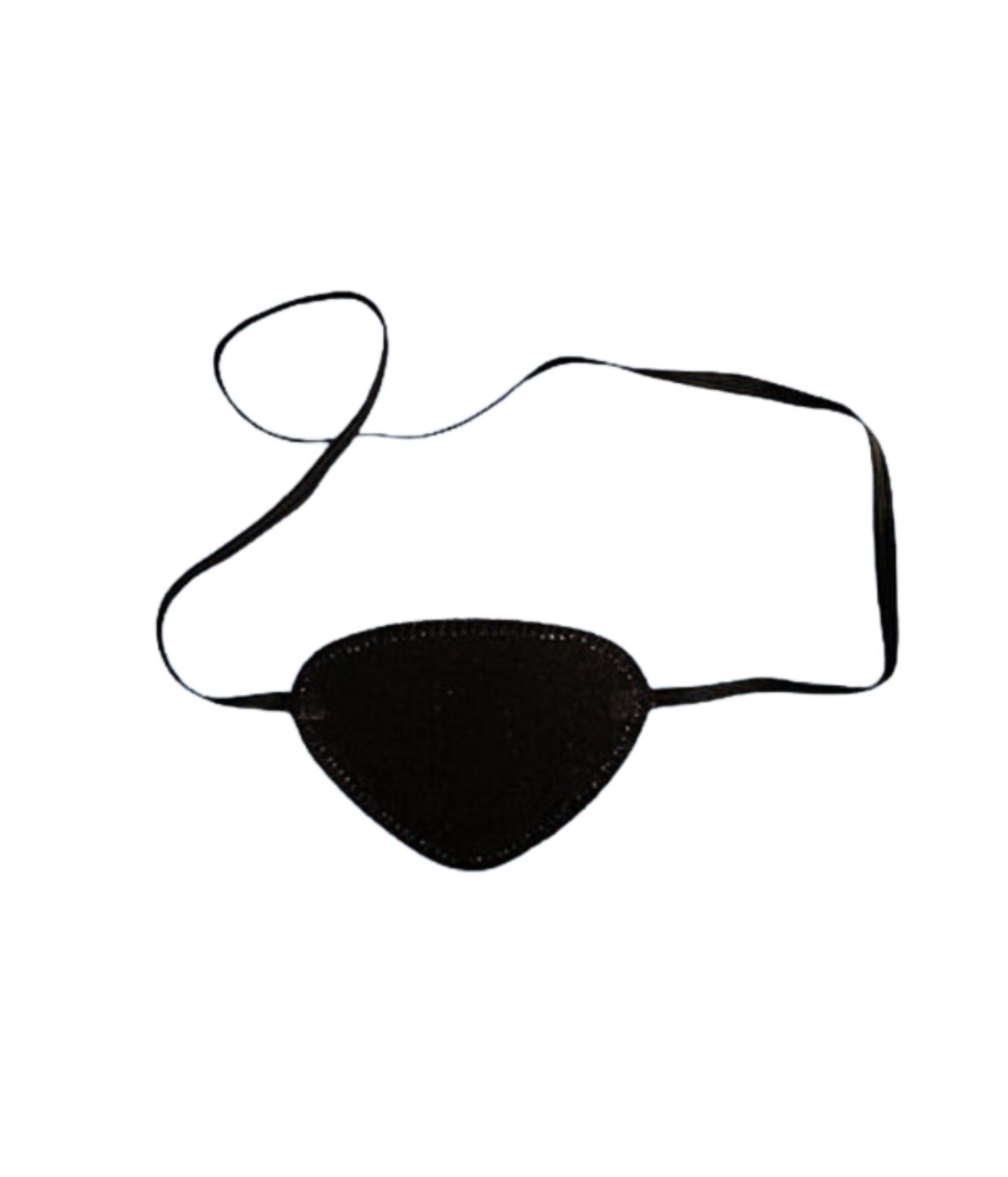 Augnleppur Svartur Með Teygju