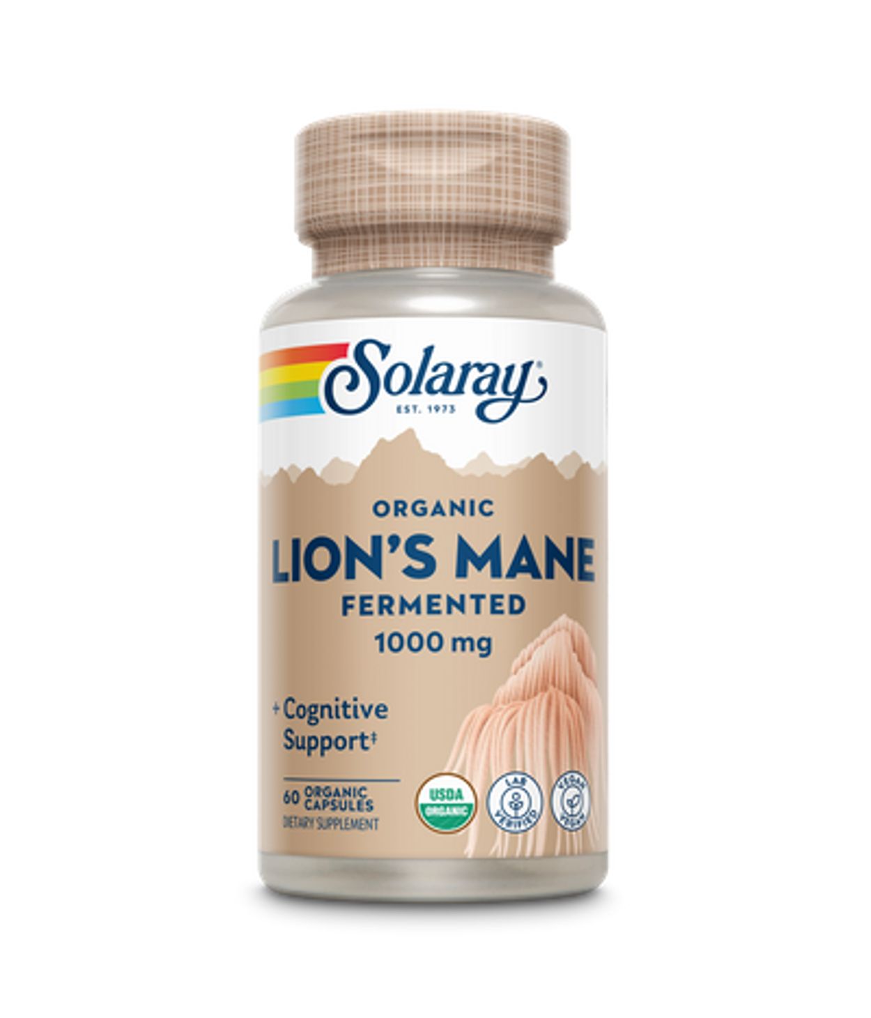 SOLARAY Fermented Lion's Mane 1000mg 60stk