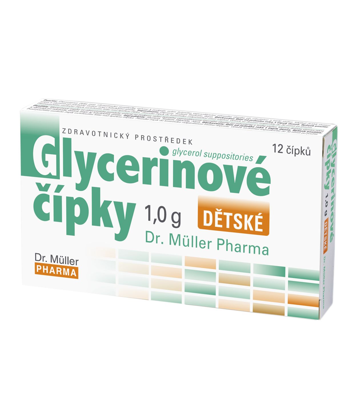 Glýserín Endaþarmsstílar 12stk 1,0g Börn