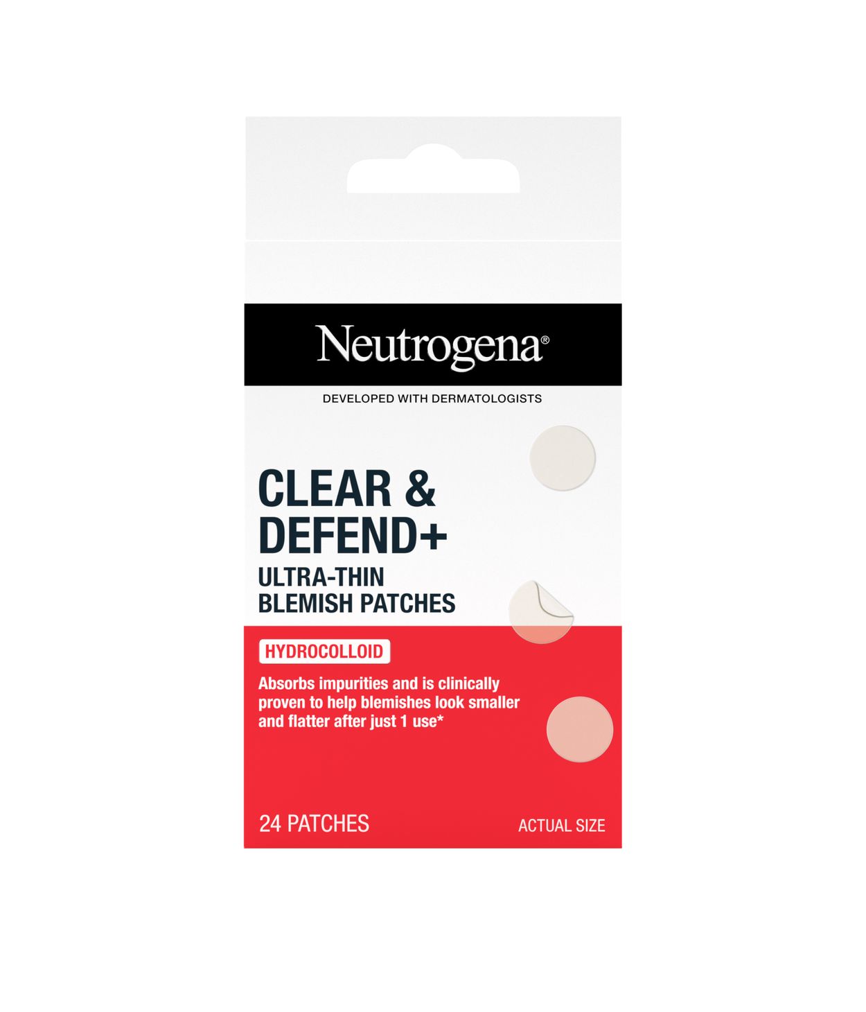 Neutrogena Clear & Defend Pimple Patches 24stk
