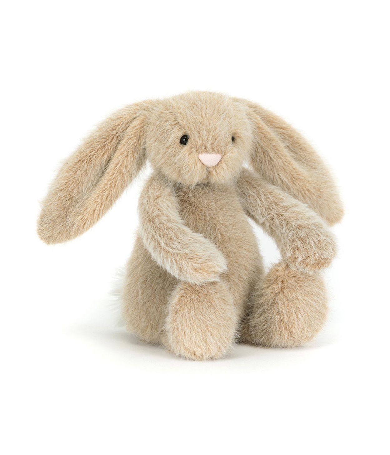 Jellycat fluffet ljósbrún kanína small
