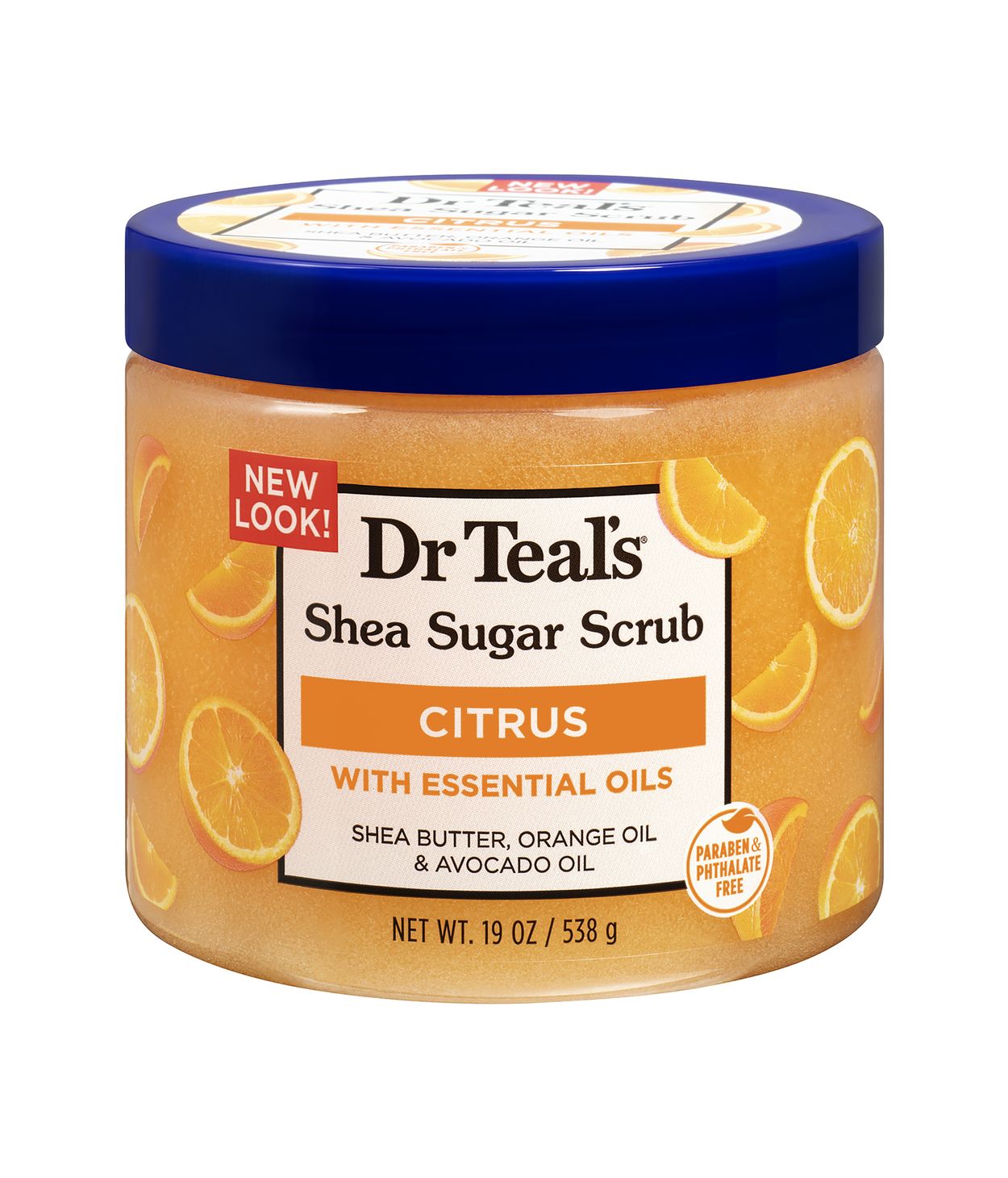Dr.Teal's Citrus Body Sugar Scrub 538g