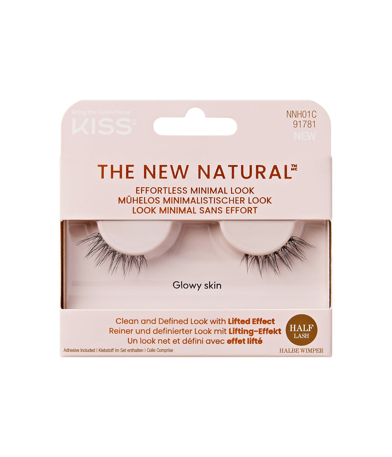 KISS The New Natural Half Lash Glowy Skin