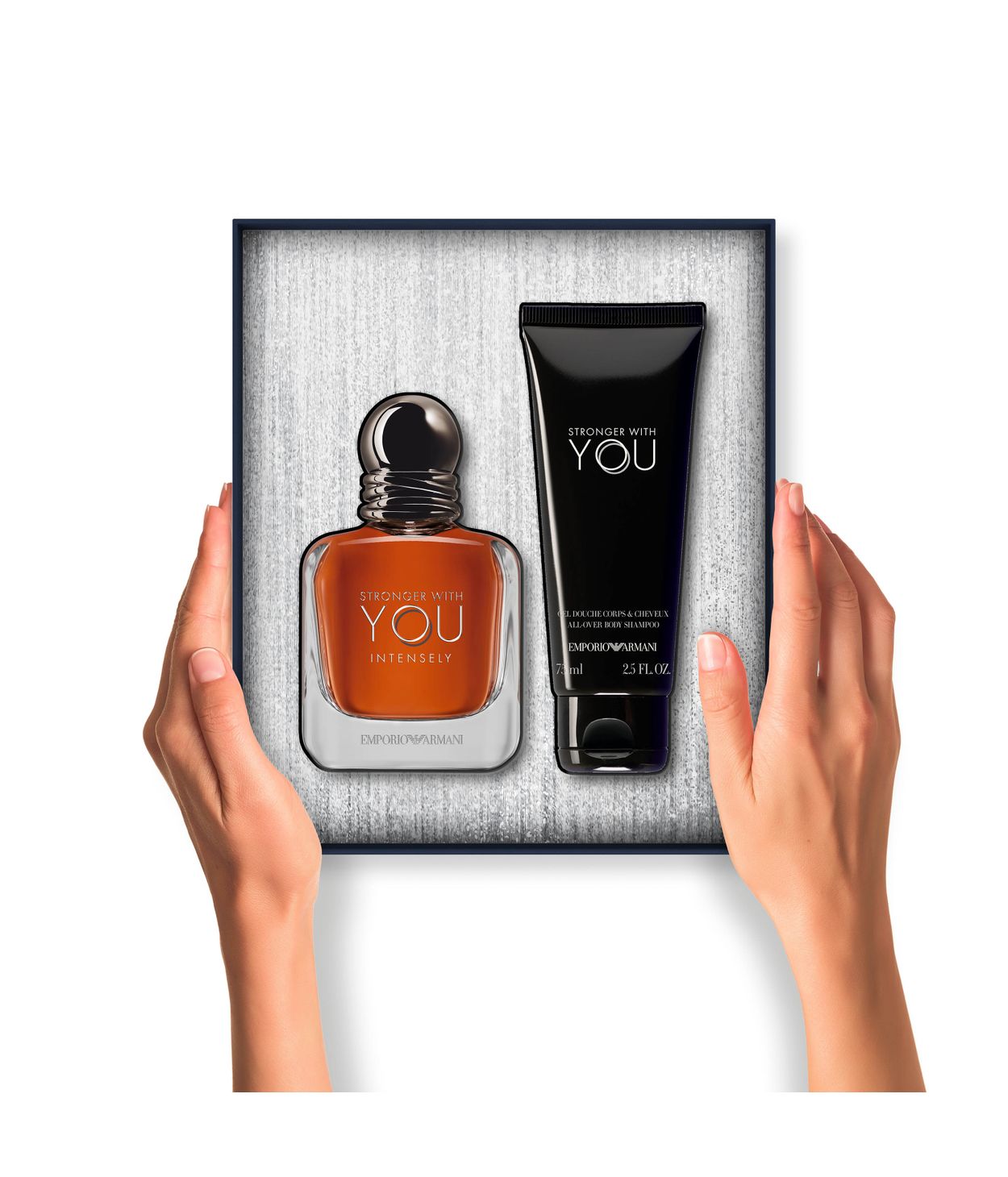 Armani Stronger With You Intensely edp 50ml+Shower
