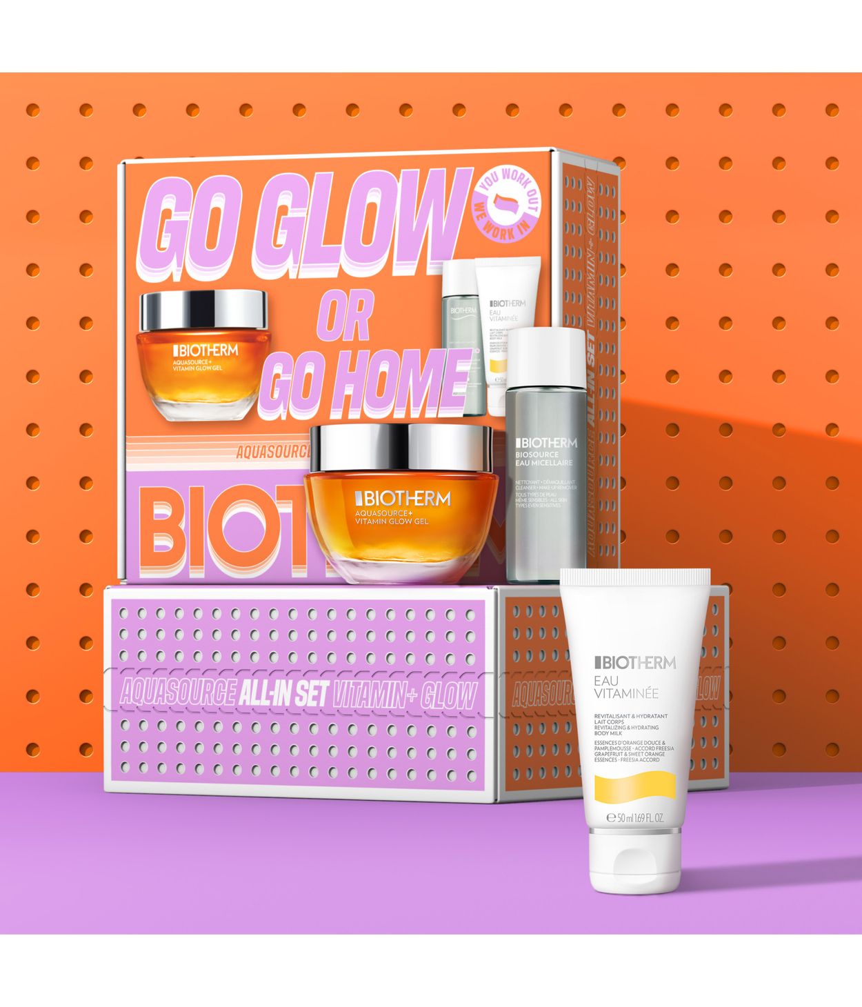 BIOTHERM Aquasource Vitamin Glow 50ml Sett