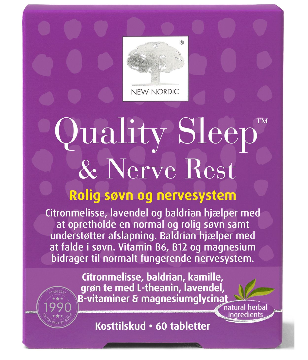 New Nordic Quality Sleep & Nerve Rest 60stk