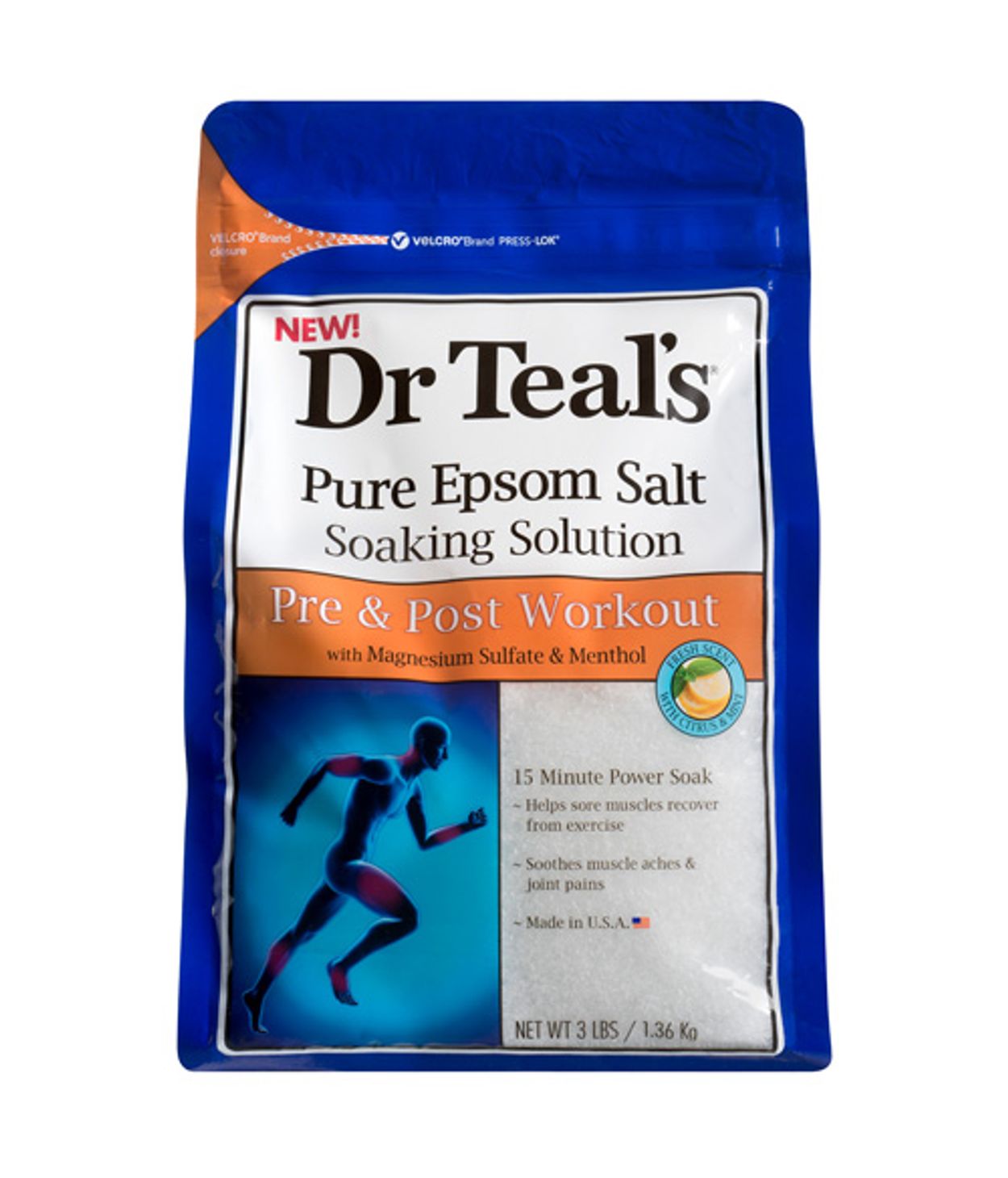 Dr.Teal's Epsom Salt Pre&Post workout 1,36kg