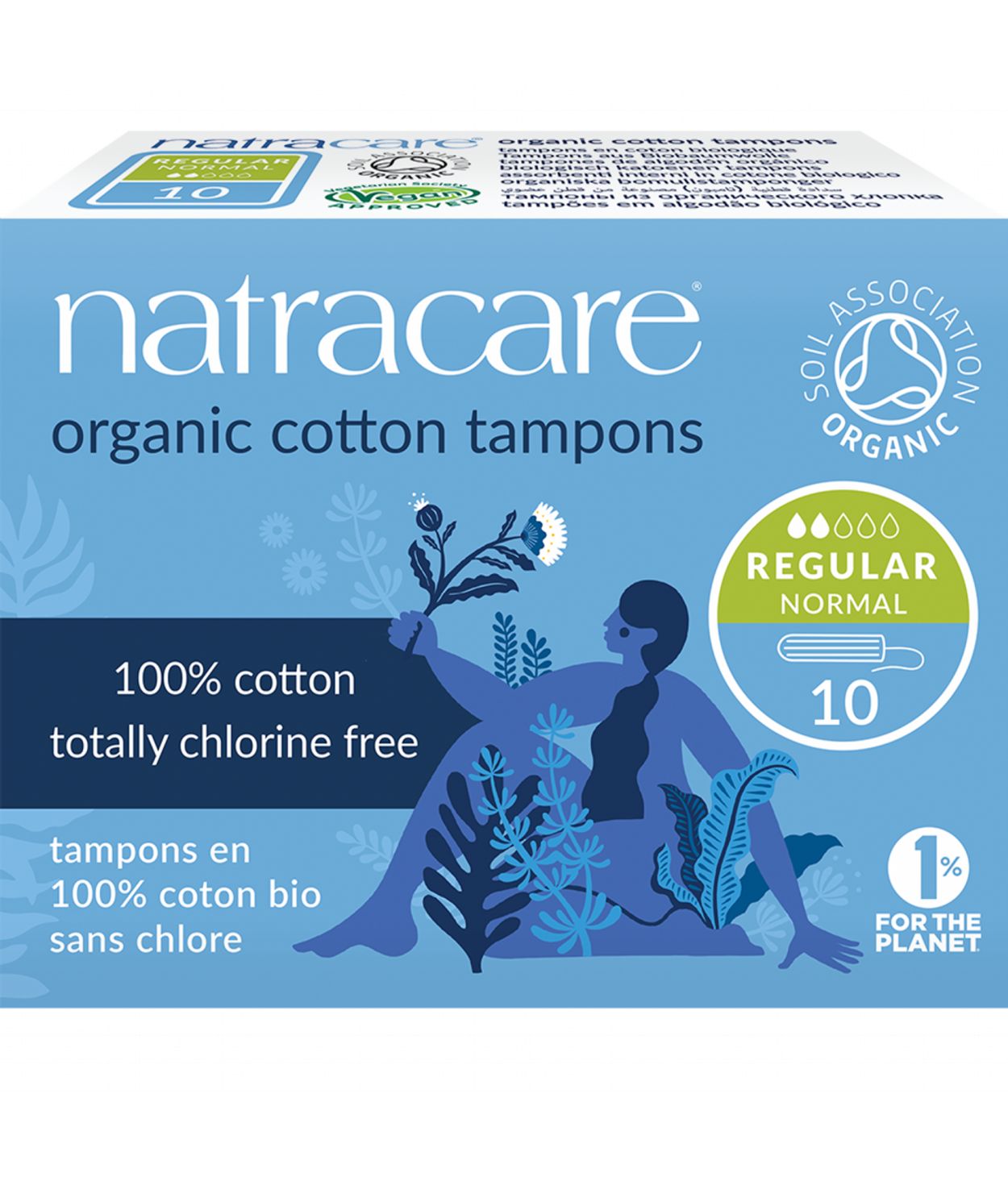 NATRACARE Tíðatappar Regular 10stk