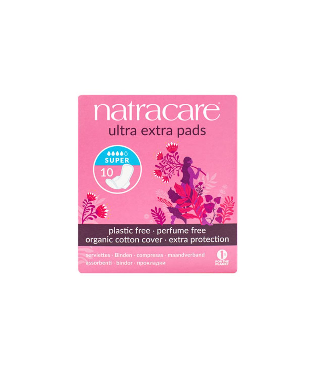 NATRACARE Ultra Extra Pads Super 10 stk