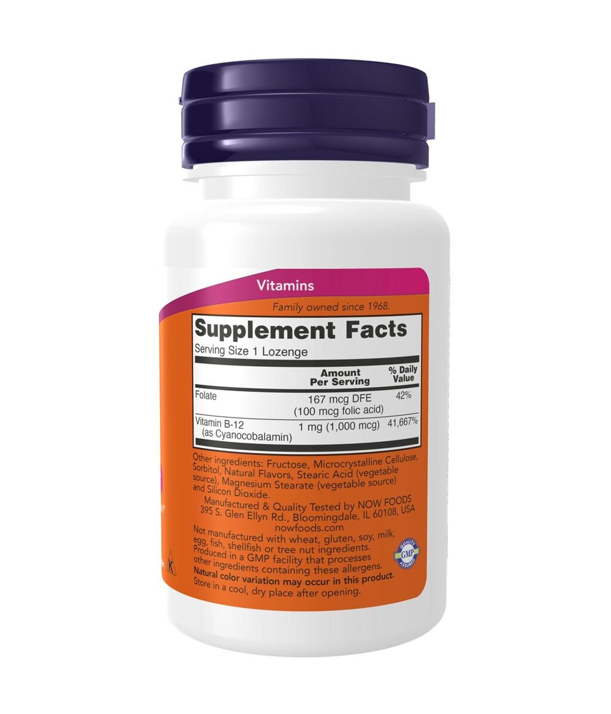 NOW B12 1000mcg Tyggitöflur 100stk