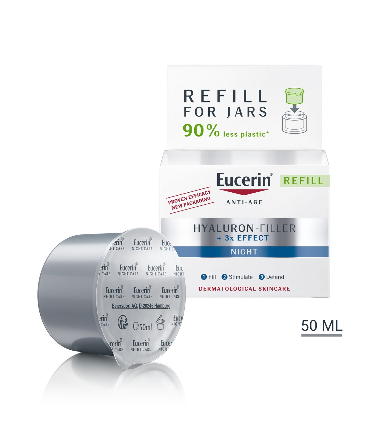 Eucerin Hyaluron Filler+ Night Cream Refill 50ml