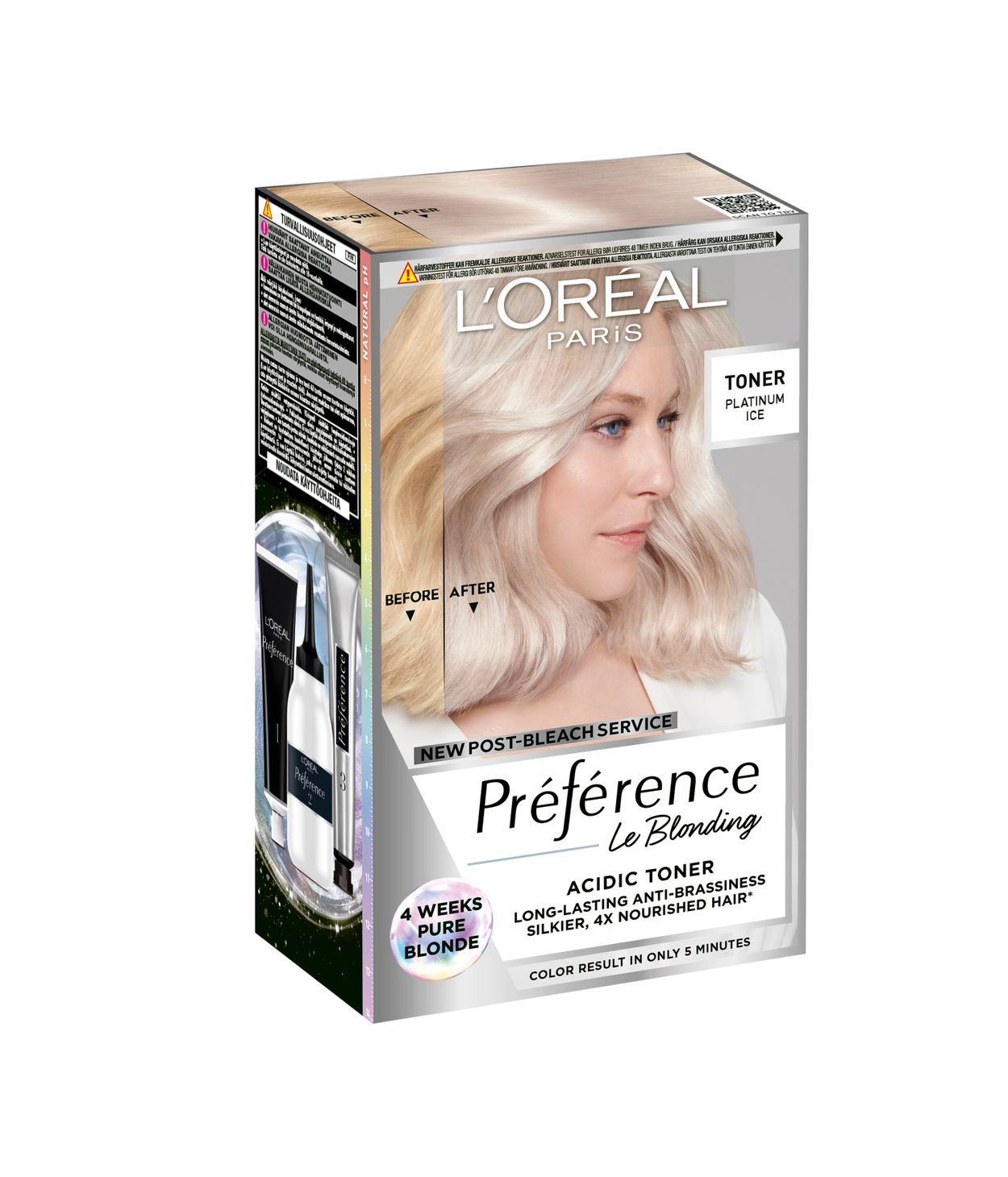 L'ORÉAL Preférence Acidic Toner Platinum Ice
