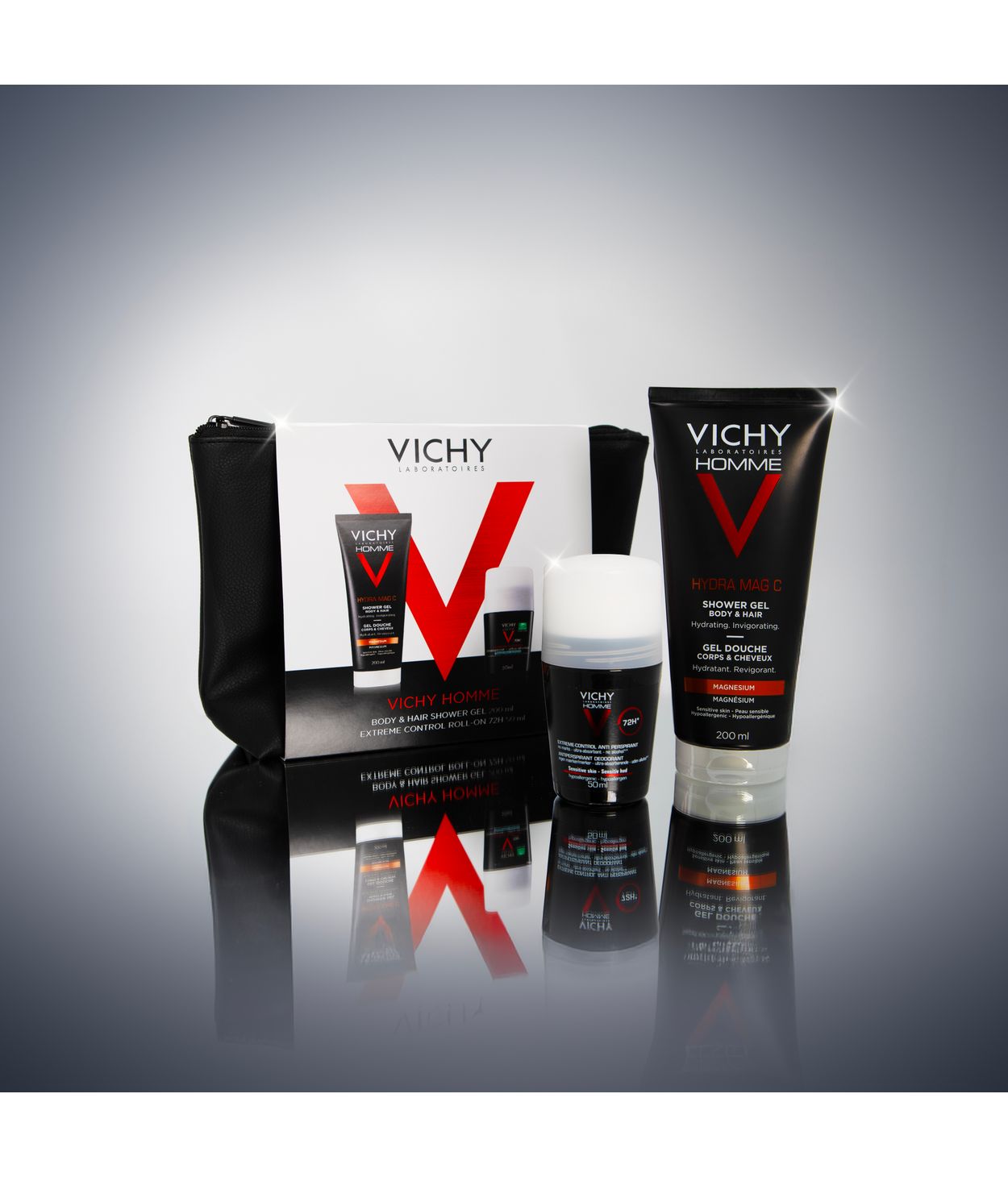 VICHY Herrataska Shower & Deo Gjafasett