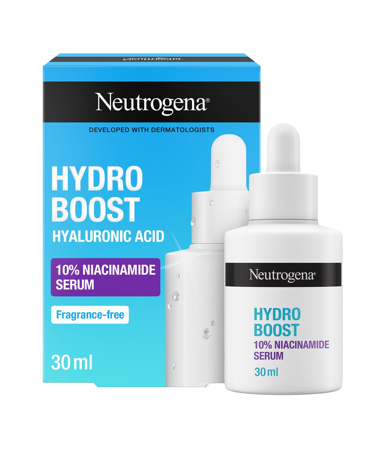 Neutrogena Hydro Boost 10% Niacinamide serum fragf
