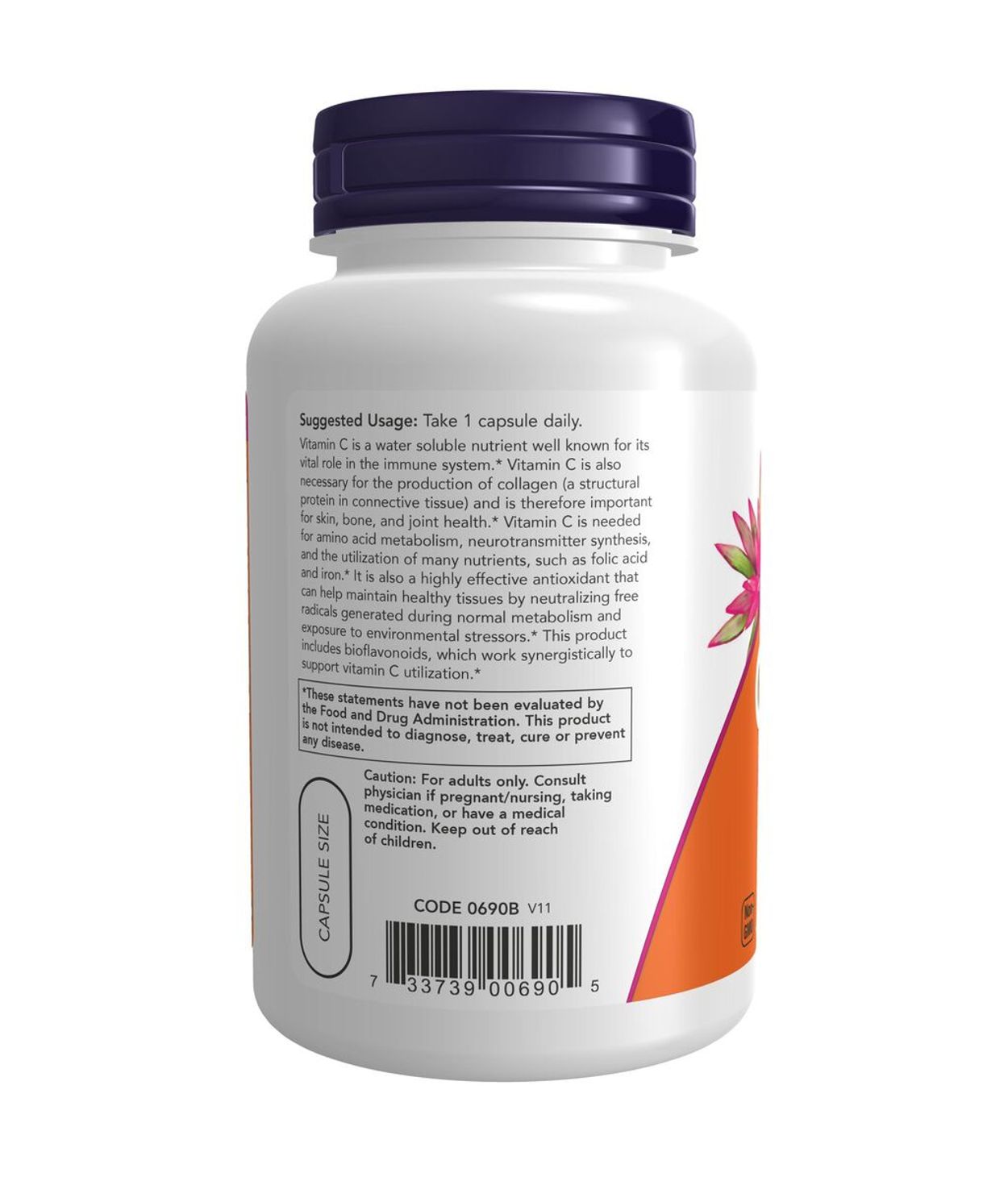 NOW C1000 With Bioflavonoids 100stk