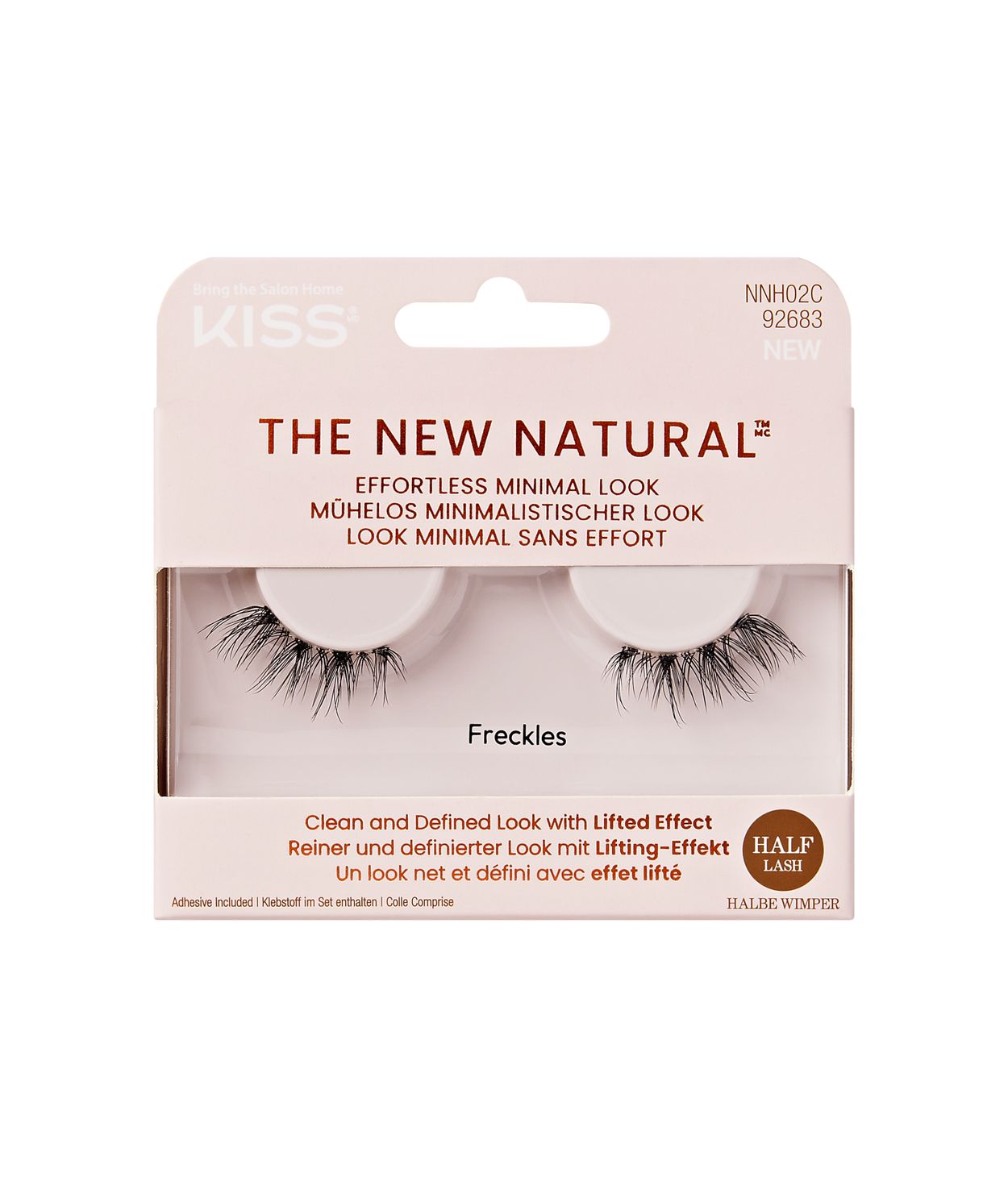 KISSThe New Natural Half Lash Freckles