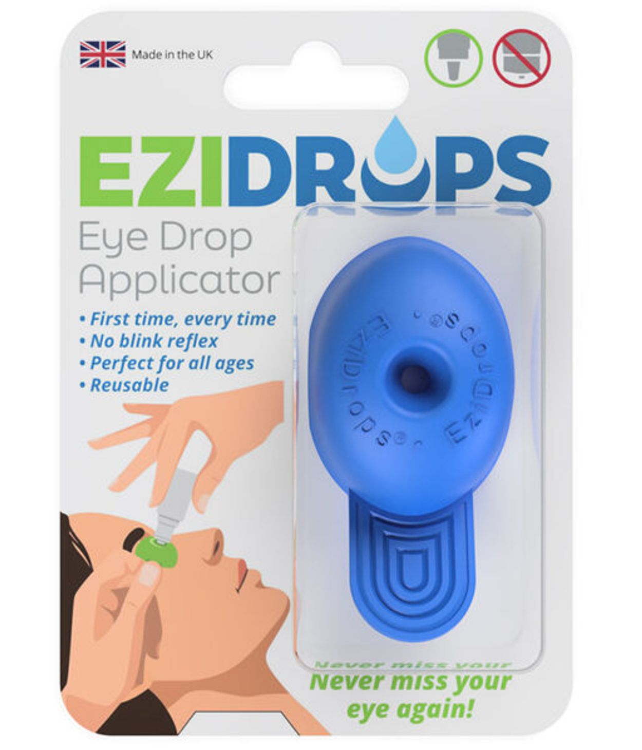 EZIDROPS Augndropa Hjálpartæki