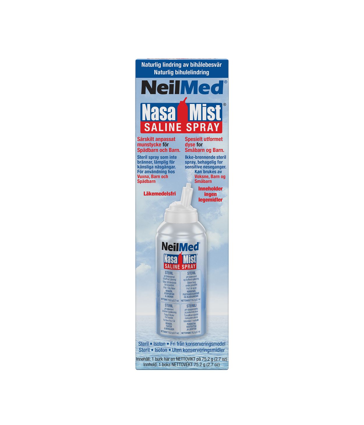 NeilMed NasaMist Isotonic Spray 75ml