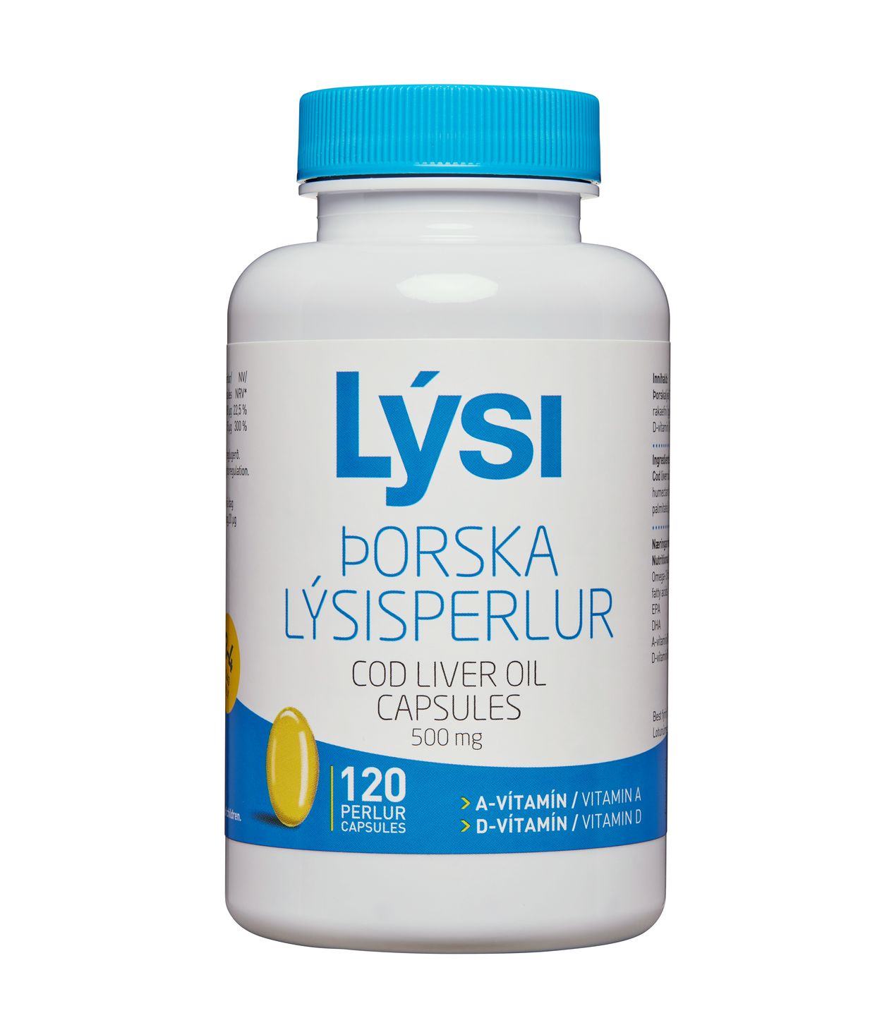 Lýsi Þorskalýsisperlur 120stk