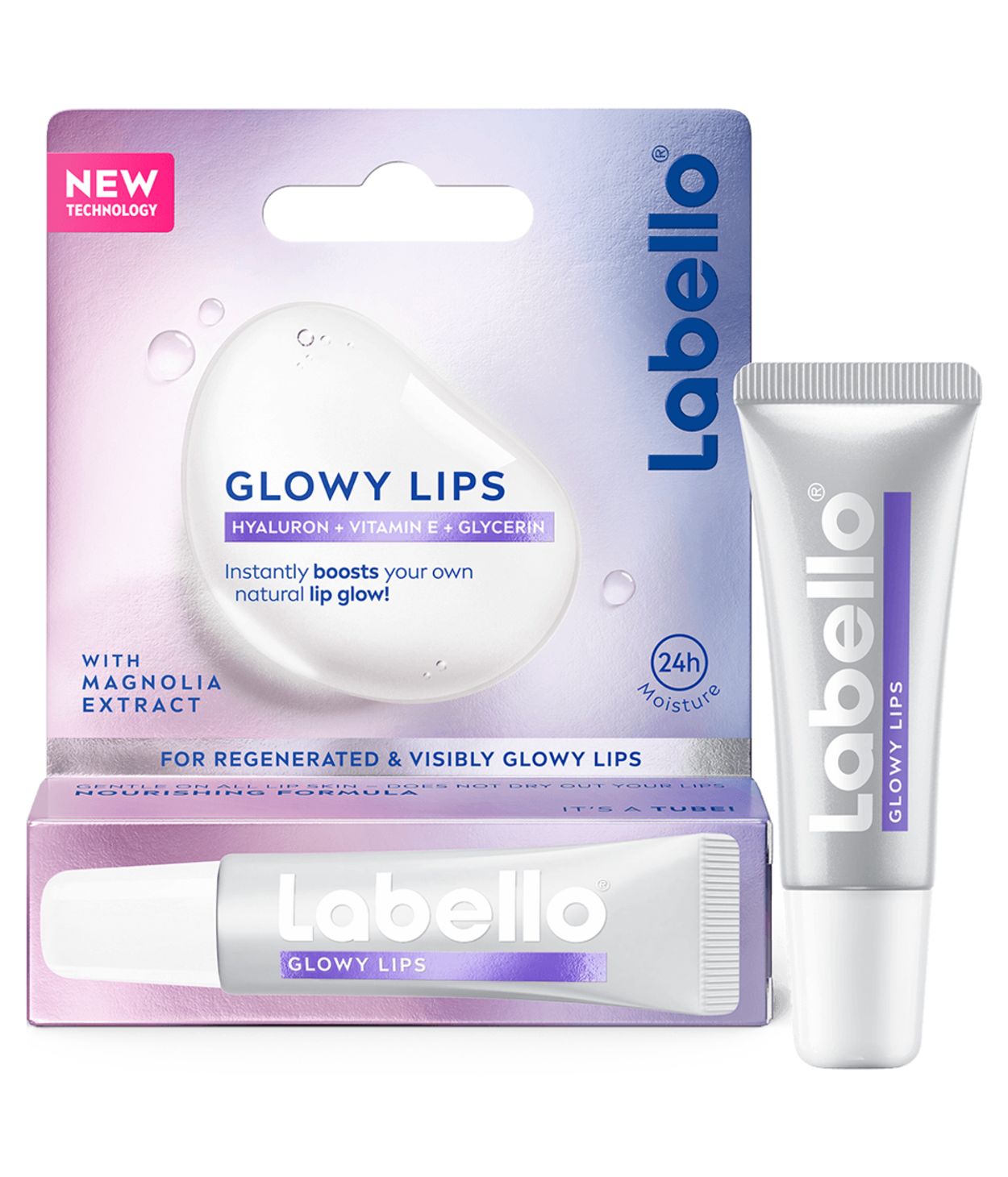 Labello Glowy Lips Magnolia 24h Moisture SPF30