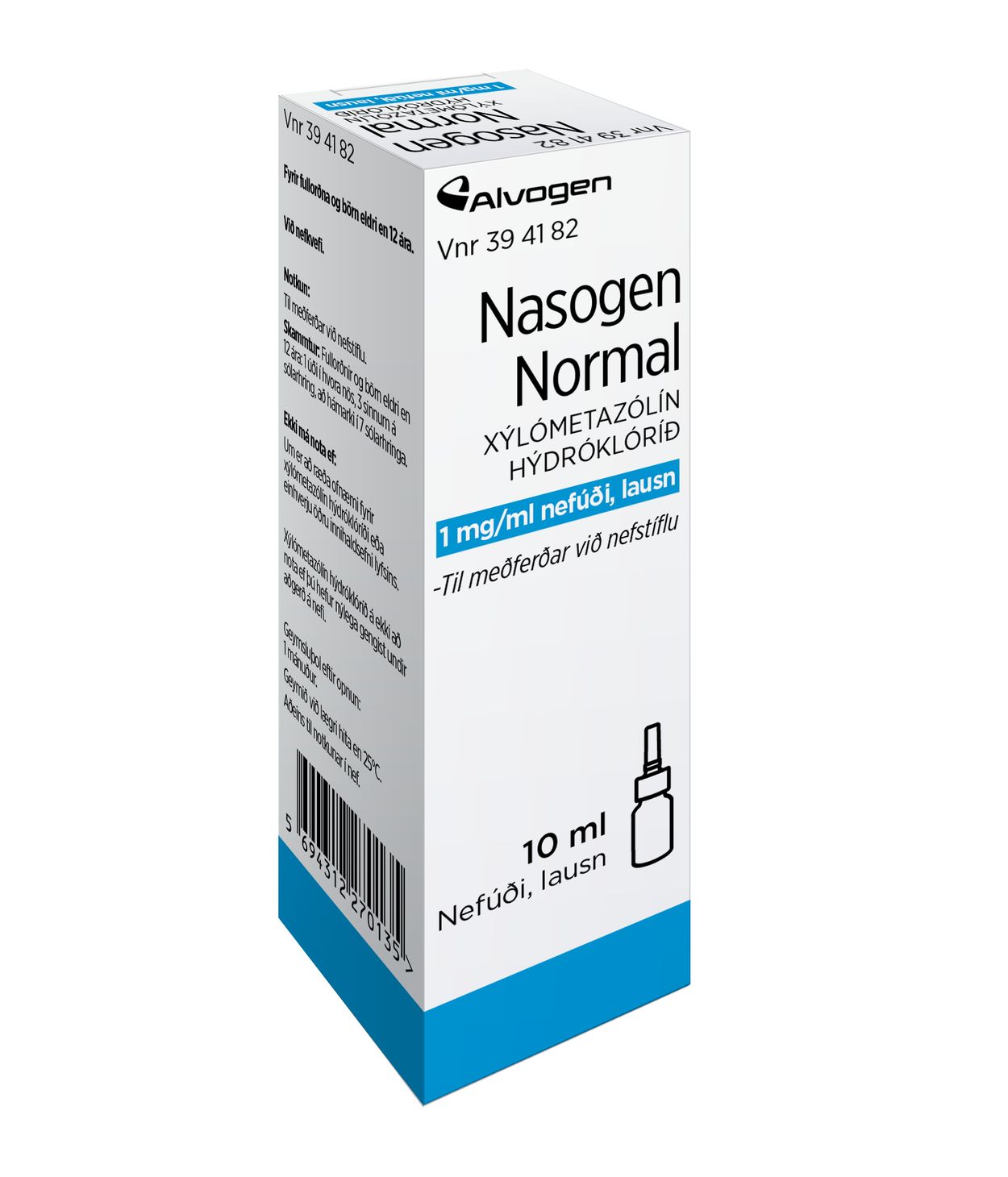 Nasogen Normal, nefúði 1 mg/ml 10 ml