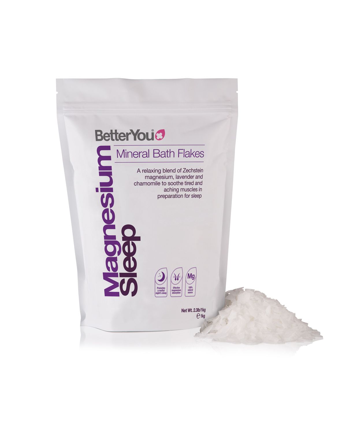 BetterYou Magnesíum Sleep Flögur 1kg