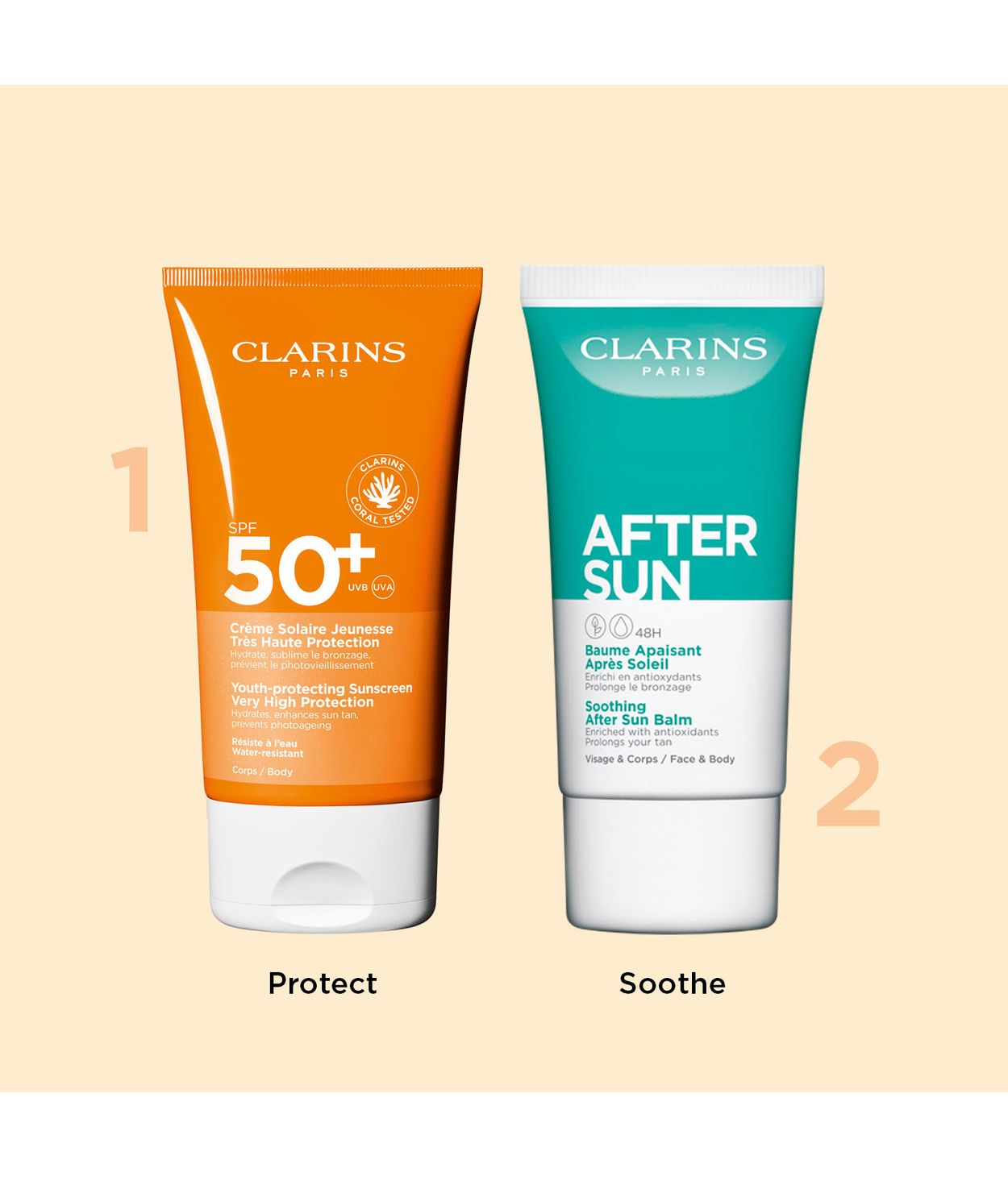CLARINS Sun Body Cream SPF50+ 150ml