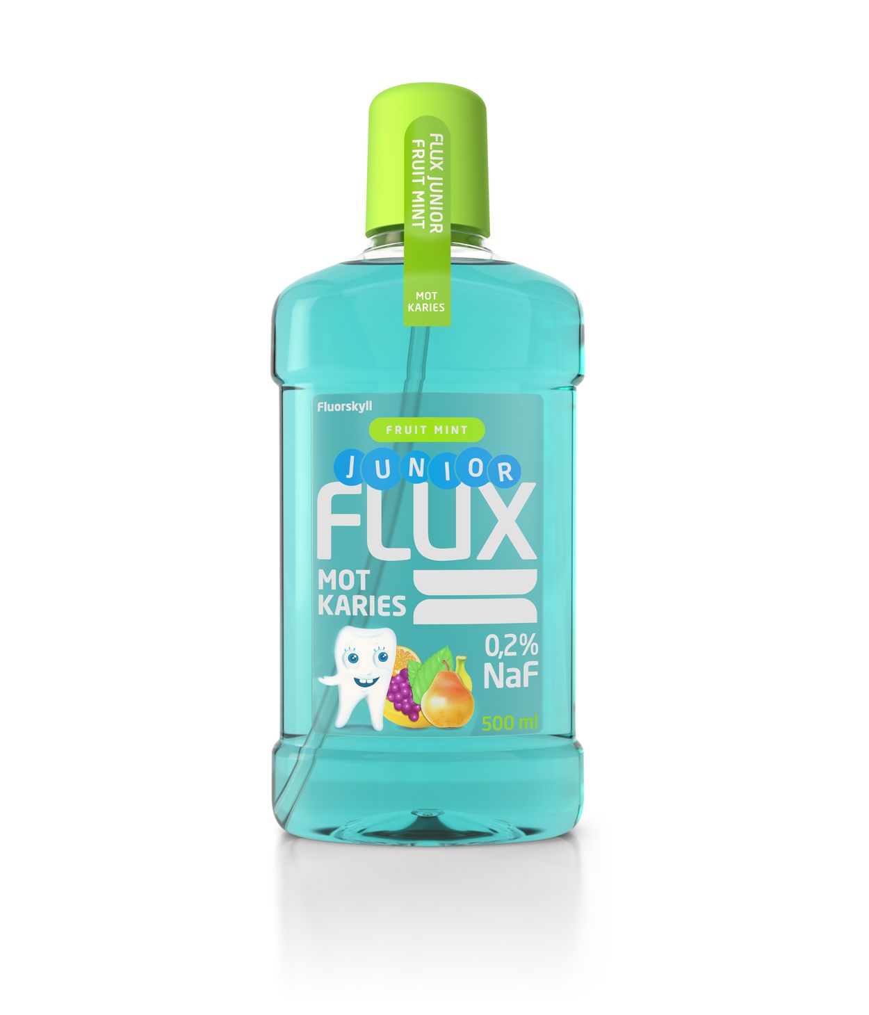 FLUX Junior 6-12 ára Flúormunnskol 500ml