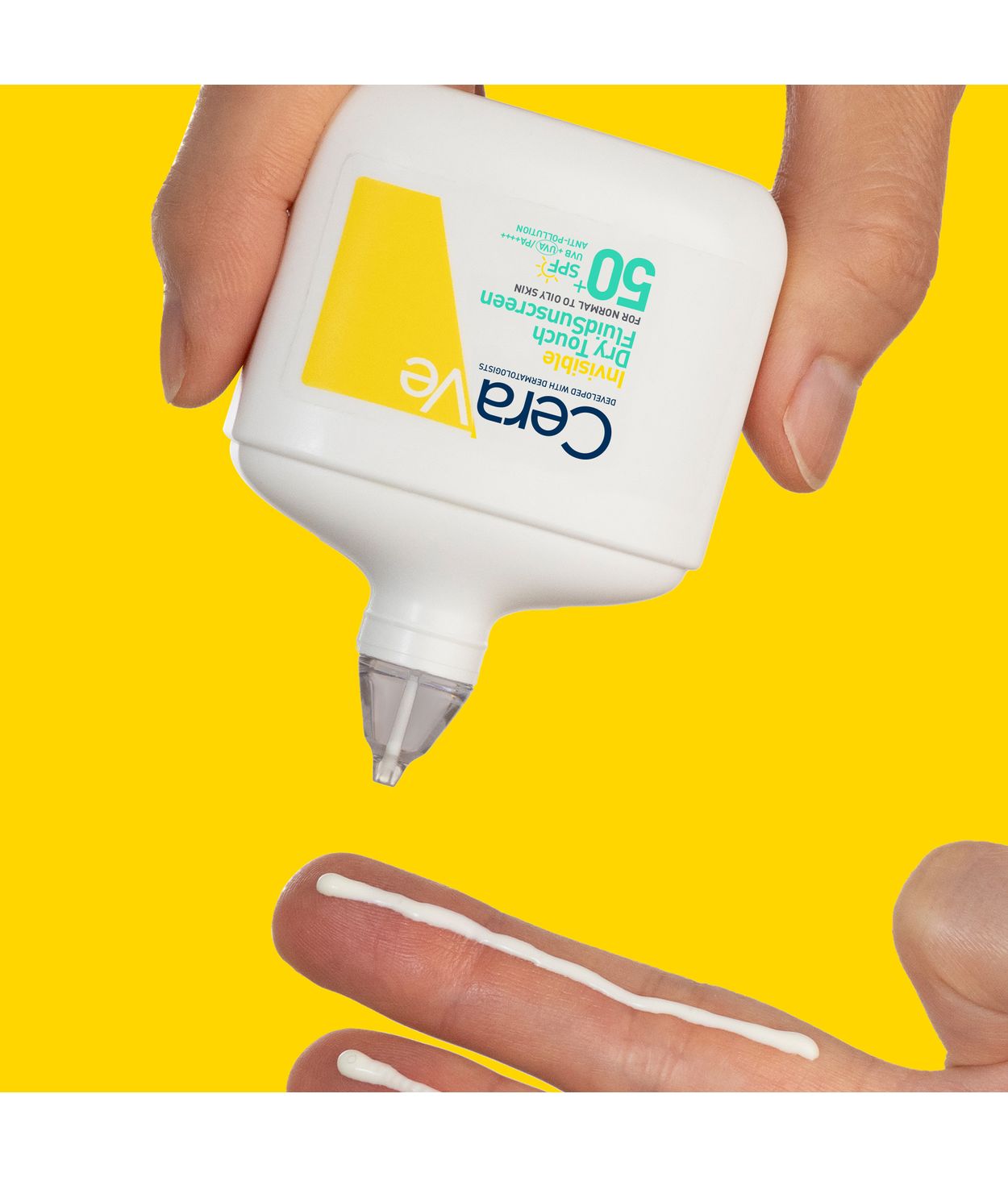 CeraVe Invisible Dry Touch Fluid Sunscreen SPF50+