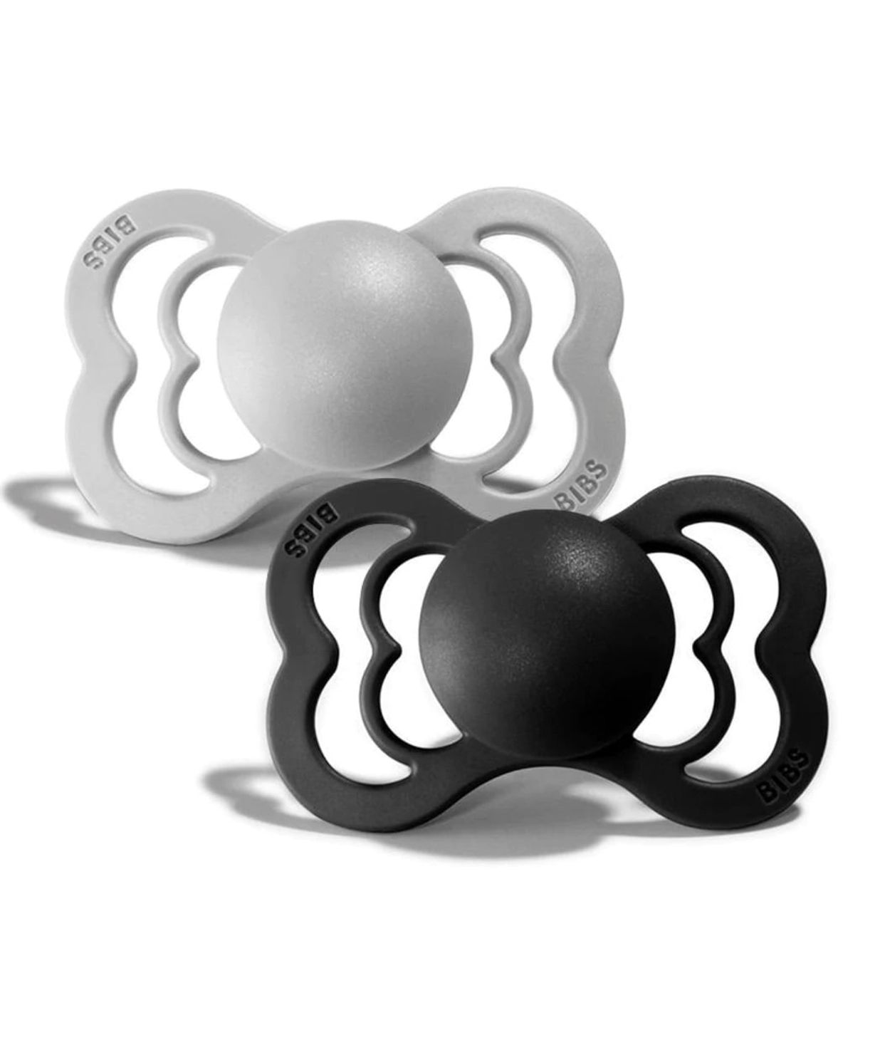 BIBS Supreme Cloud/Black Silicone 6mán+