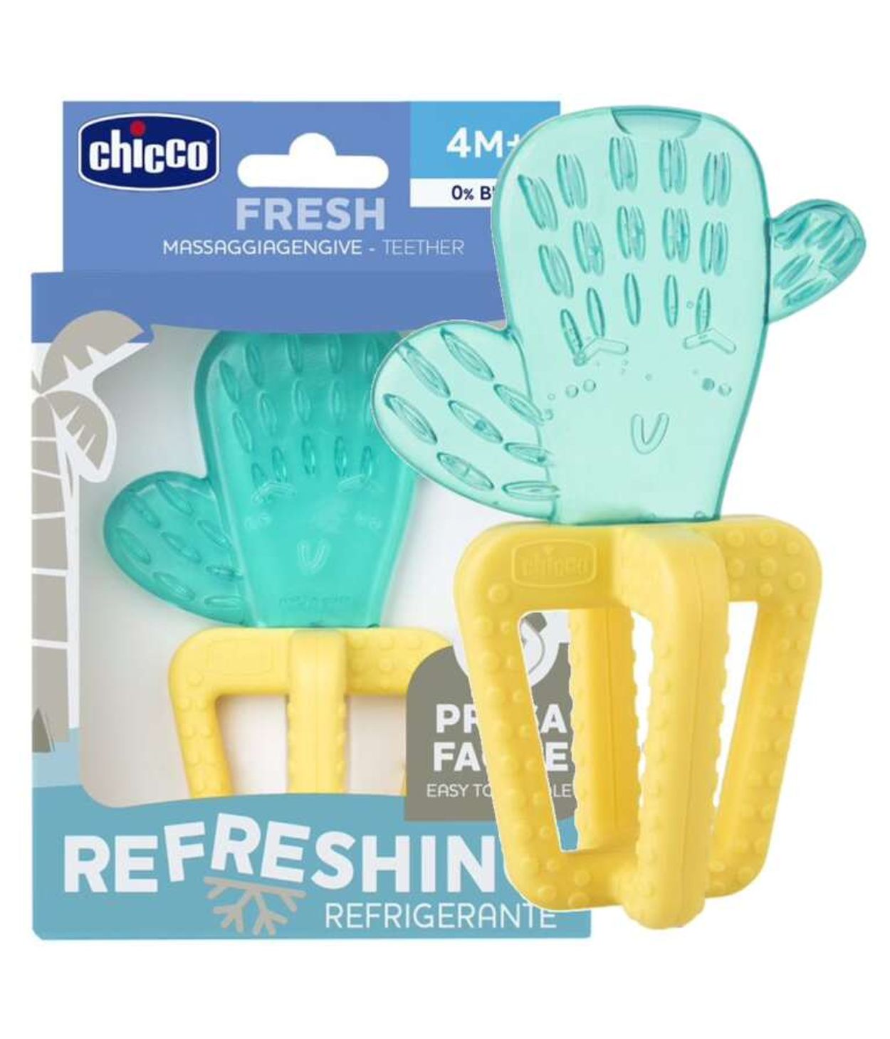 Chicco Kæli/Tannhringur 4M+ Kaktus silicone