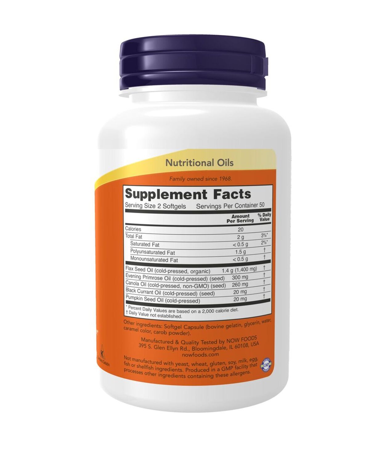 NOW Omega 3-6-9 1000mg 100stk