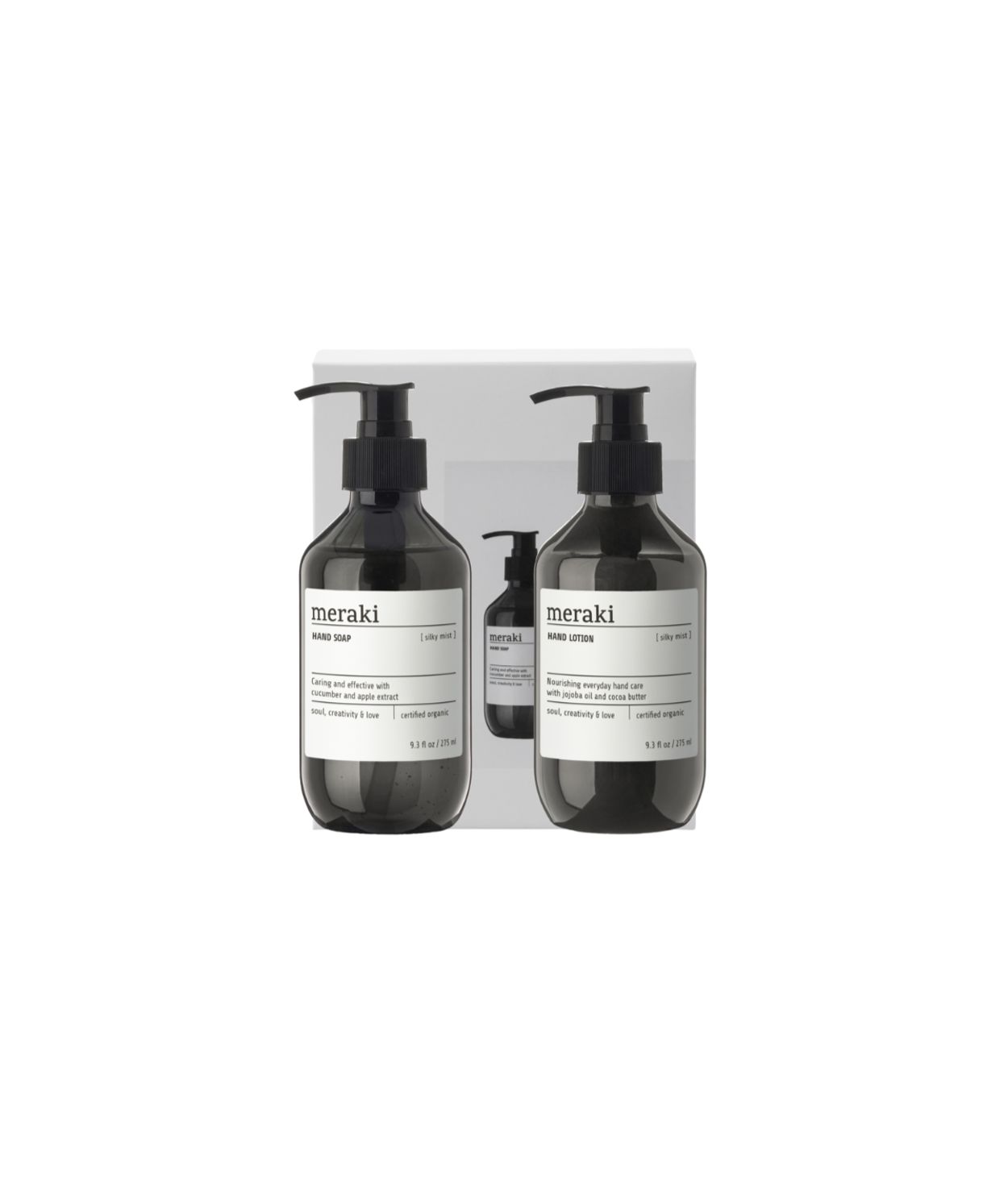 Meraki Silky mist handsápa og handáburður