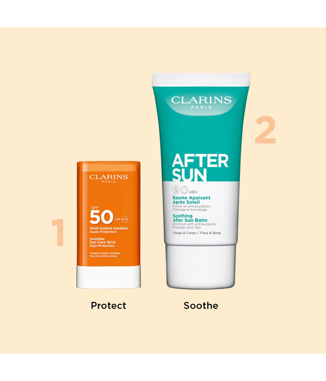 CLARINS Sun Care Face Stick SPF50+