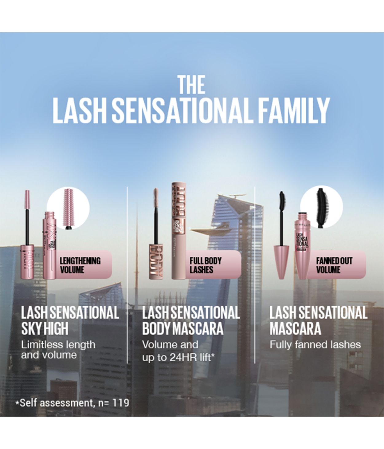 MAYBELLINE LashSensational Body Mascara