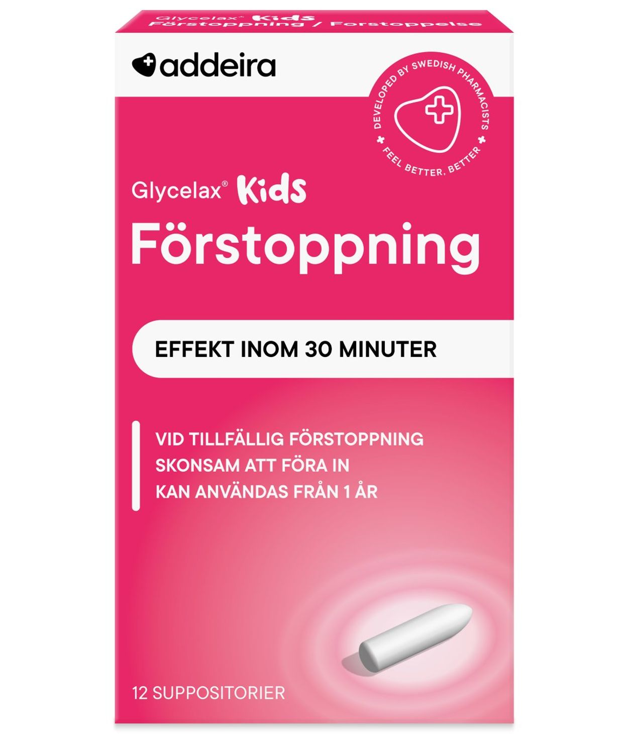 Glycelax Kids 12 hægðalosandi stílar
