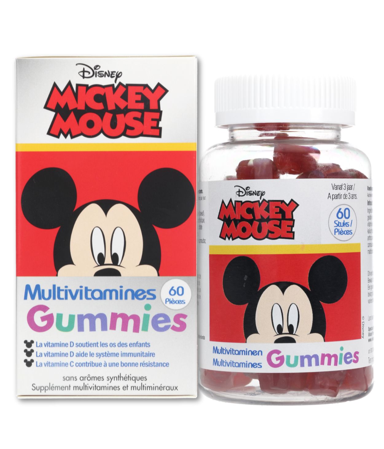 Disney Mickey Mouse Fjölvítamín hlaup 60stk