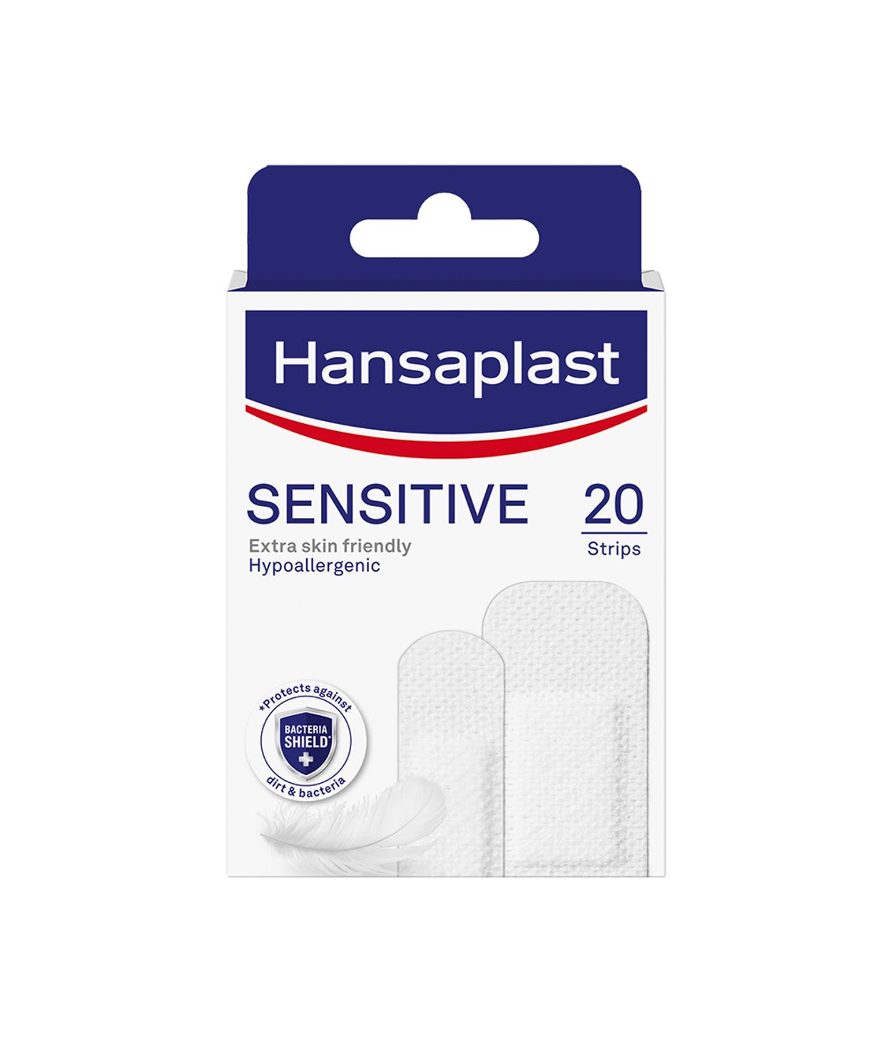 Hansaplast Sensitive Hypoallergenic 20stk
