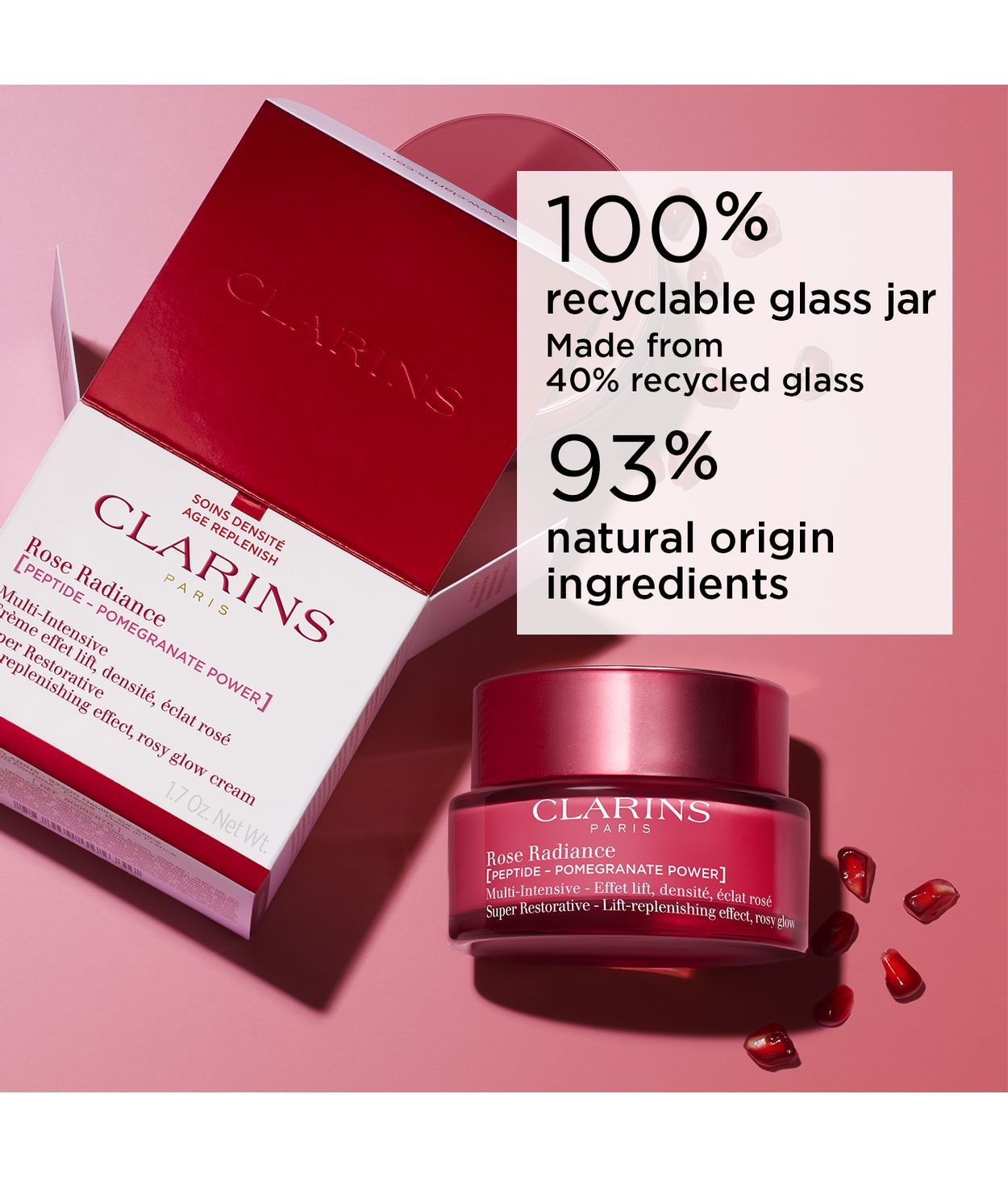 CLARINS Rose Radiance Cream All Skin Types 50ml