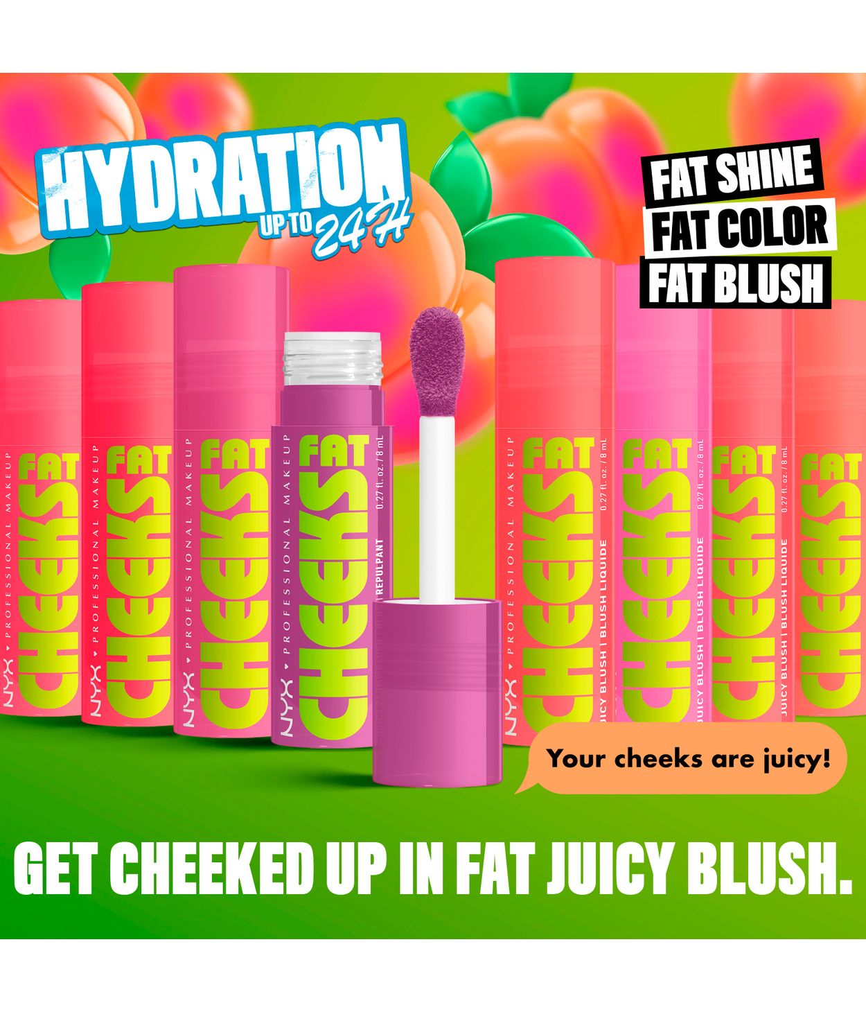 NYX Fat Cheeks Blush 8ml 