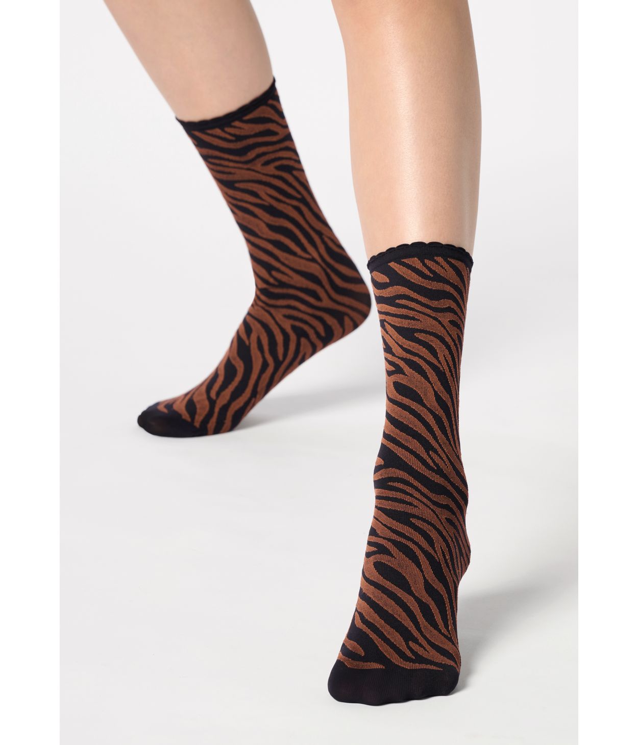 Oroblu Savage Socks Black/cacao  OS